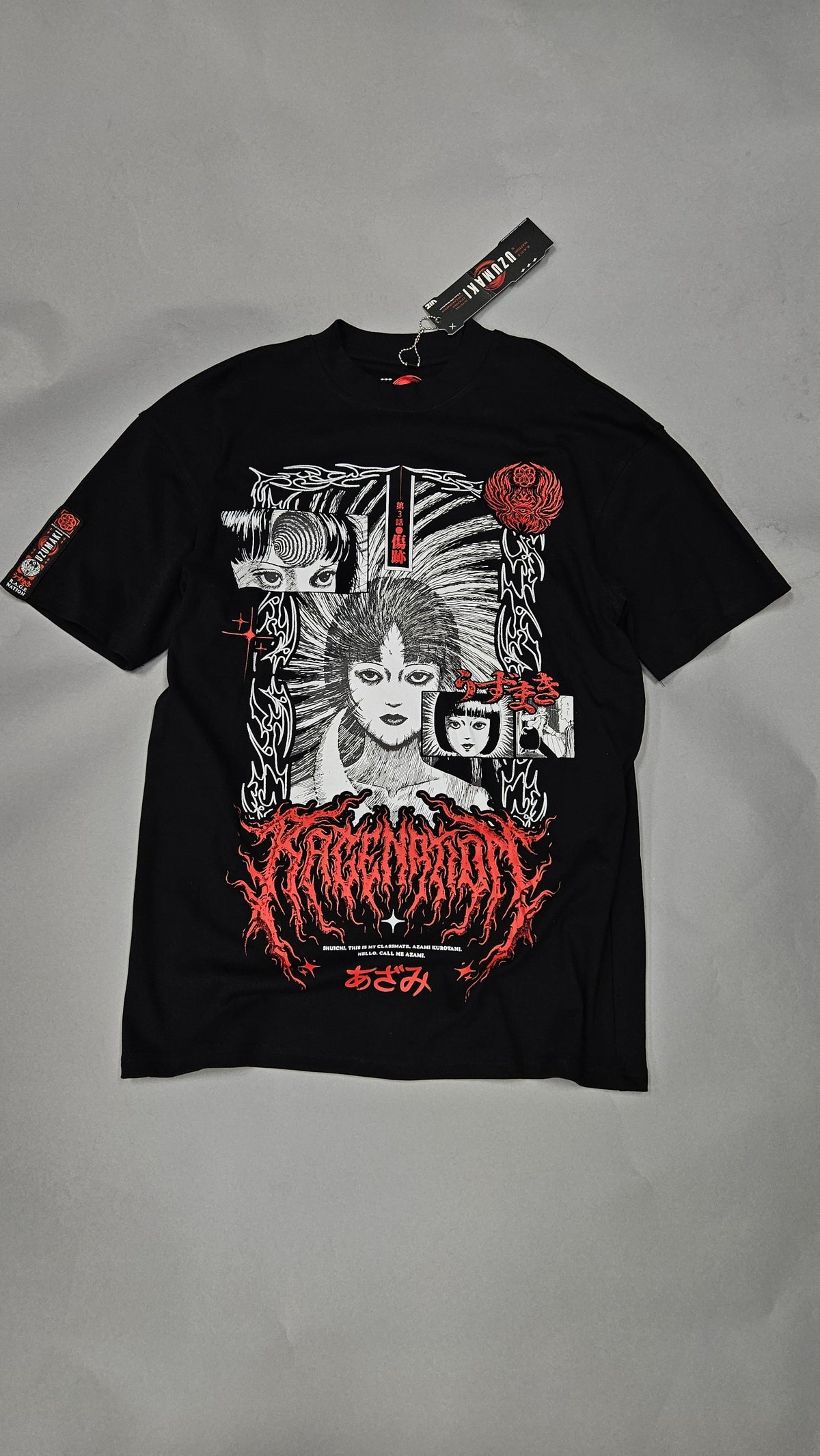 Azami's Curse Black Tee ✦ Warehouse Sale