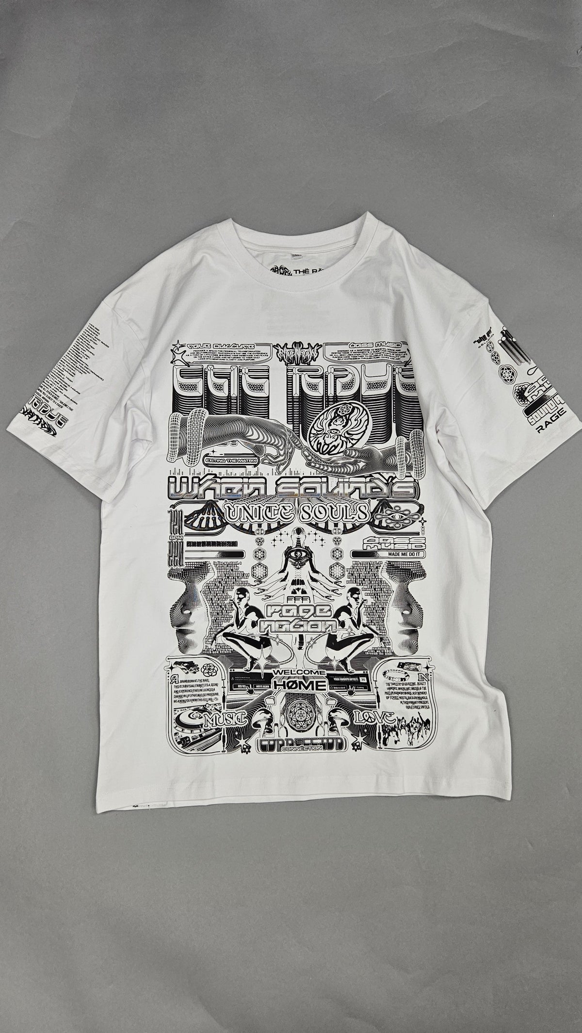 The Rave White Tee ✦ Warehouse Sale