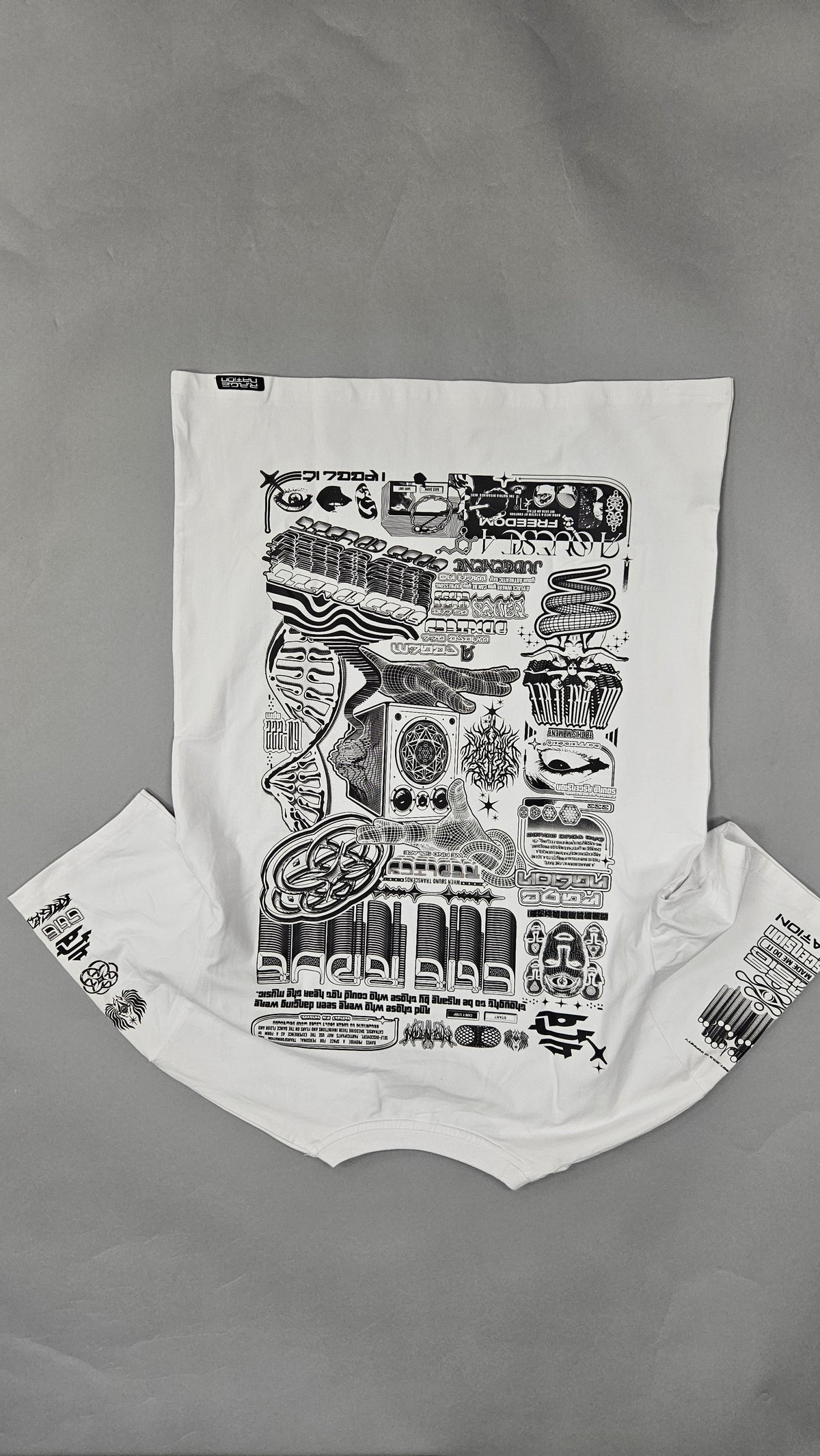 The Rave White Tee ✦ Warehouse Sale