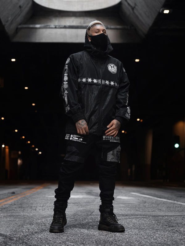 NEW RELEASE ✦ WOUNDS TO WISDOM ✦ Waterproof Zip-up Windbreaker Windbreaker