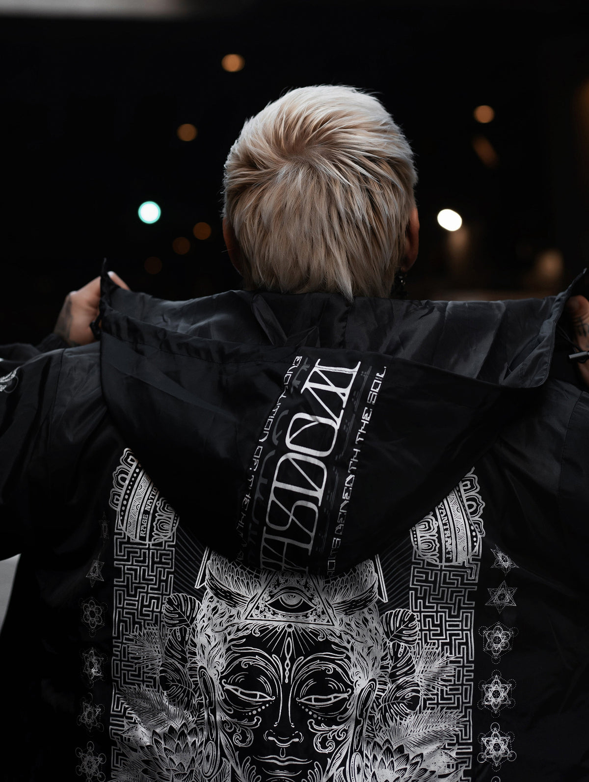 NEW RELEASE ✦ WOUNDS TO WISDOM ✦ Waterproof Zip-up Windbreaker Windbreaker