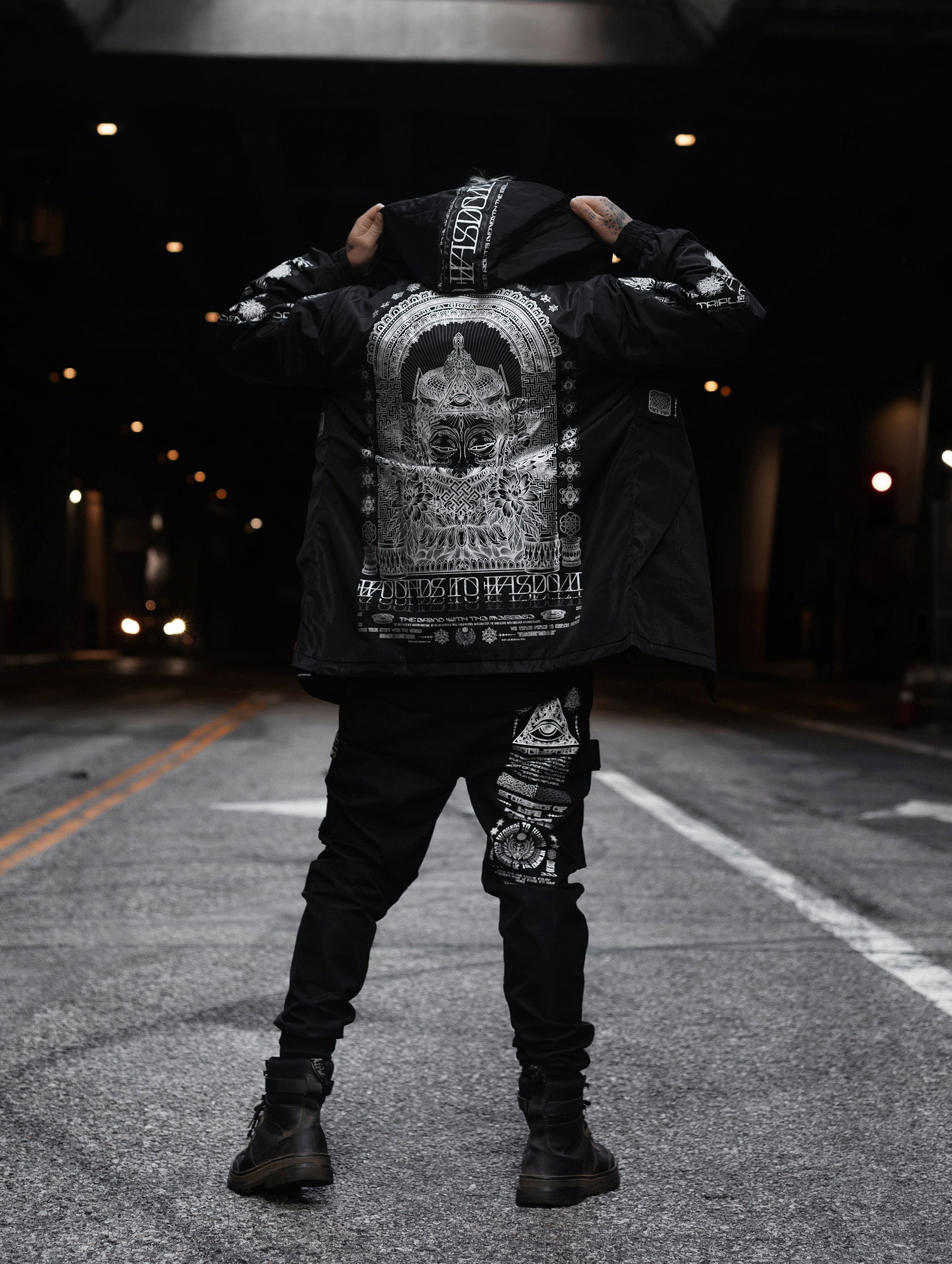 NEW RELEASE ✦ WOUNDS TO WISDOM ✦ Waterproof Zip-up Windbreaker Windbreaker