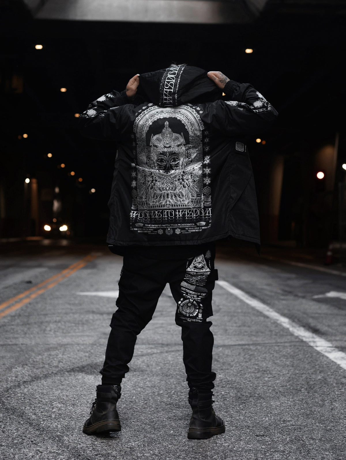 WOUNDS to WISDOM • Slim Fit Tactical Unisex Joggers w/ Hidden Pocket Tactical