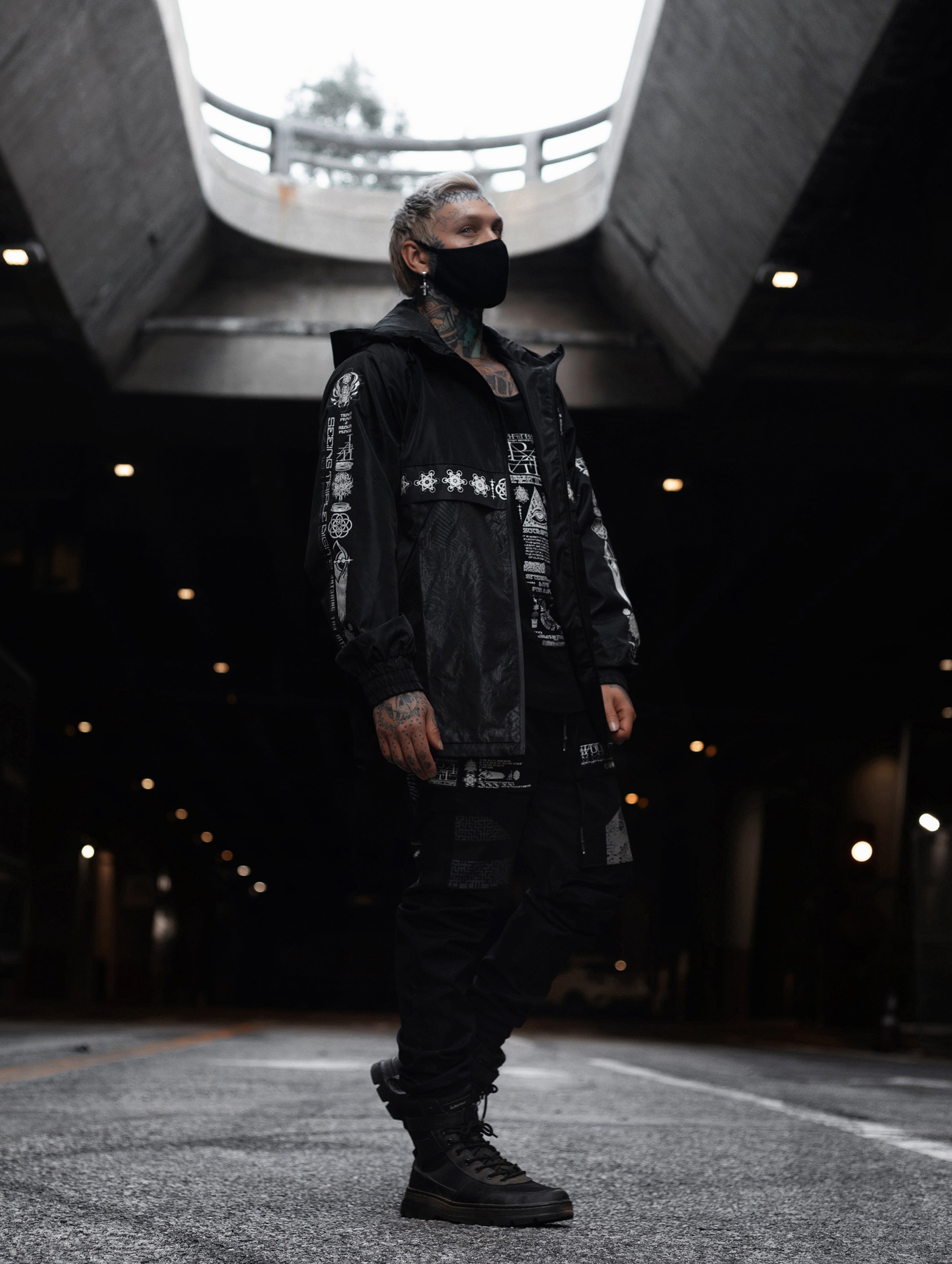 NEW RELEASE ✦ WOUNDS TO WISDOM ✦ Waterproof Zip-up Windbreaker Windbreaker