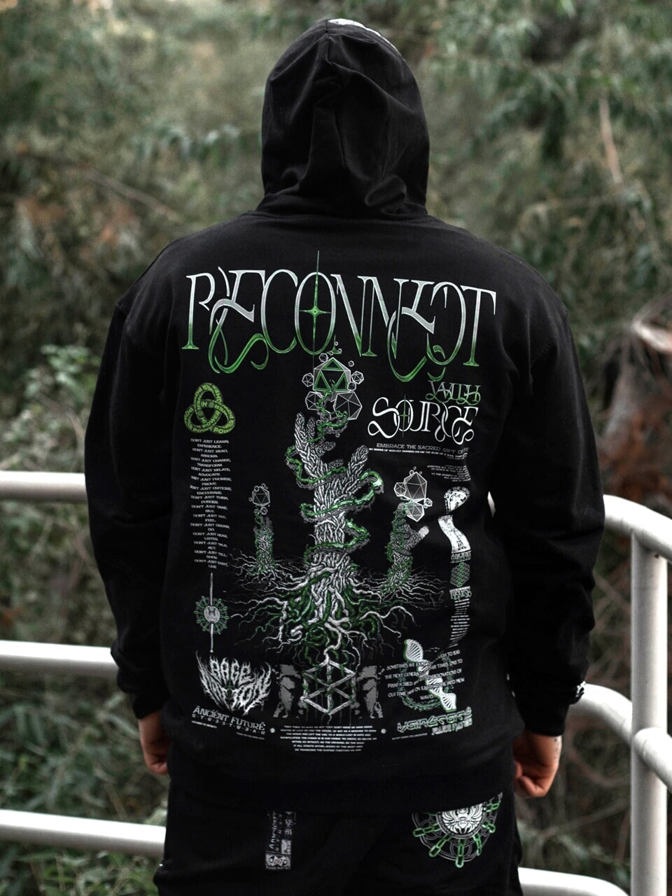 RECONNECT w/ SOURCE V2 ✦ Heavyweight Hoodie w/ hidden pocket Hoodie