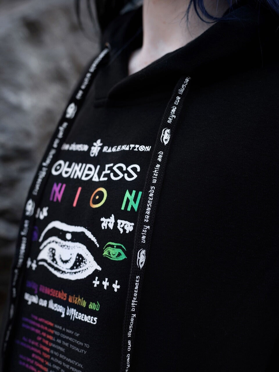 BOUNDLESS UNION V2 ✦ SPECTRUM INK ✦ Premium Hoodie Hoodie