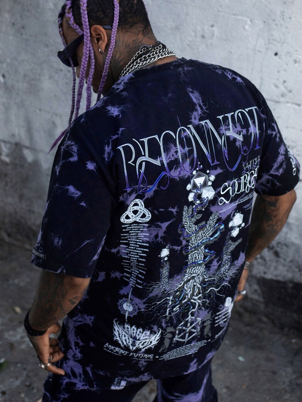 RECONNECT WITH SOURCE ✦ YANTRART x RAGE NATION ✦ Premium T-Shirt T-Shirt