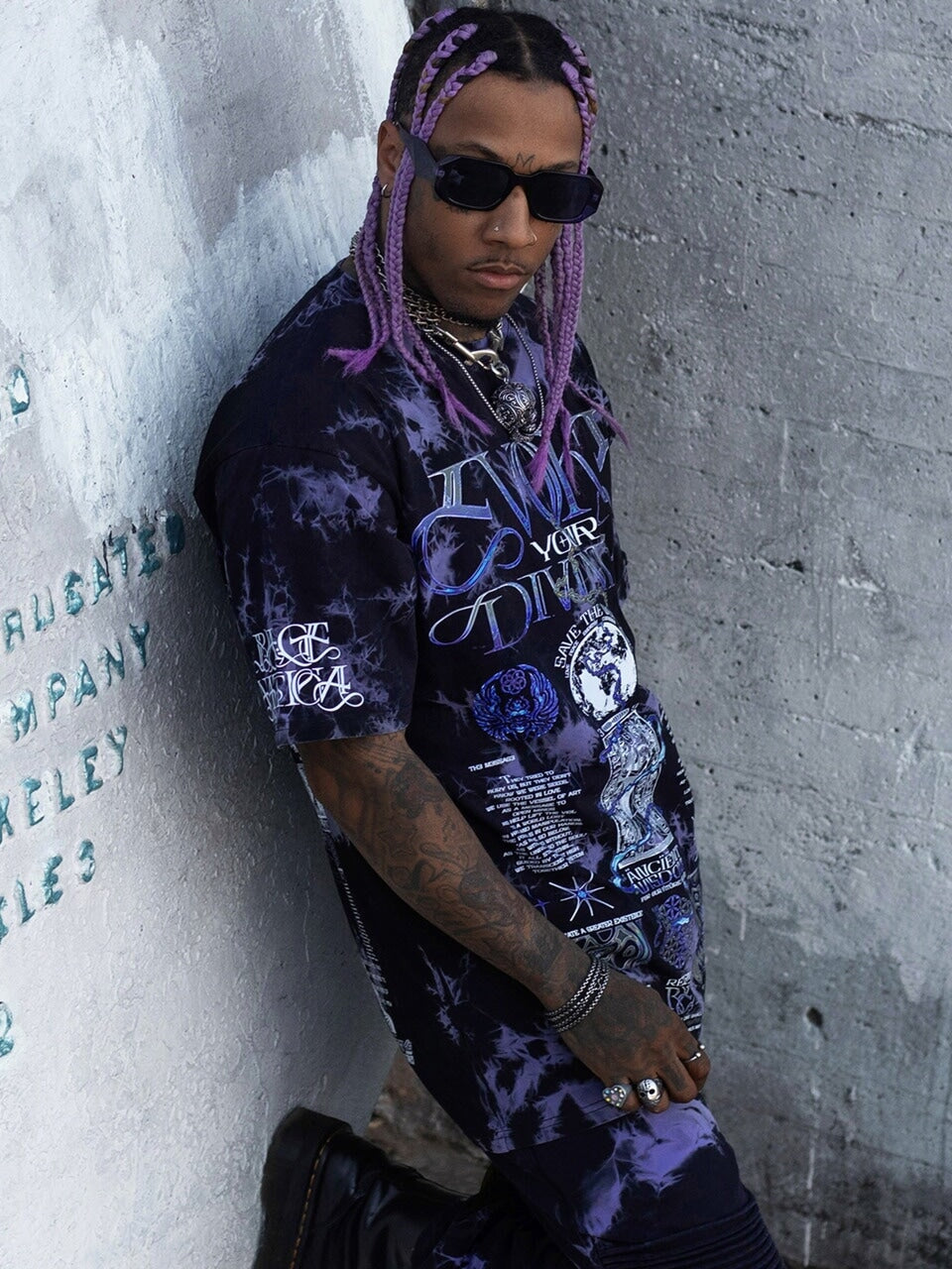 RECONNECT WITH SOURCE ✦ YANTRART x RAGE NATION ✦ Premium T-Shirt T-Shirt