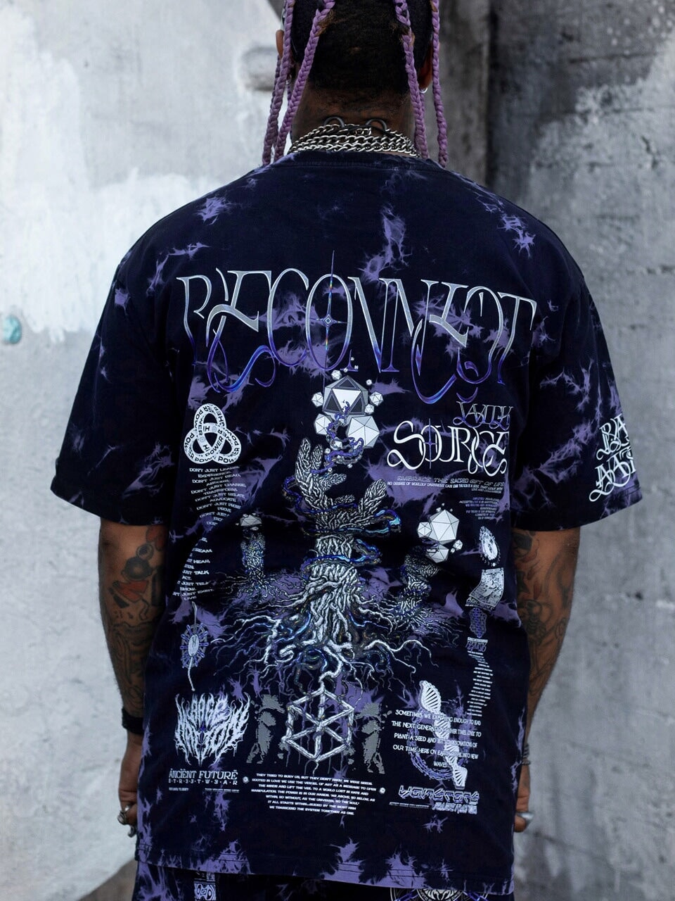 RECONNECT WITH SOURCE ✦ YANTRART x RAGE NATION ✦ Premium T-Shirt T-Shirt