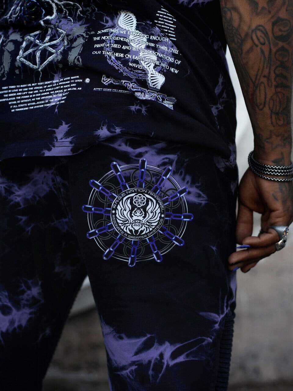 PRE-ORDER ✦ RECONNECT WITH SOURCE ✦ YANTRART x RAGE NATION ✦ Premium Unisex Joggers Joggers