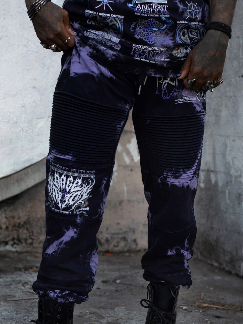 PRE-ORDER ✦ RECONNECT WITH SOURCE ✦ YANTRART x RAGE NATION ✦ Premium Unisex Joggers Joggers