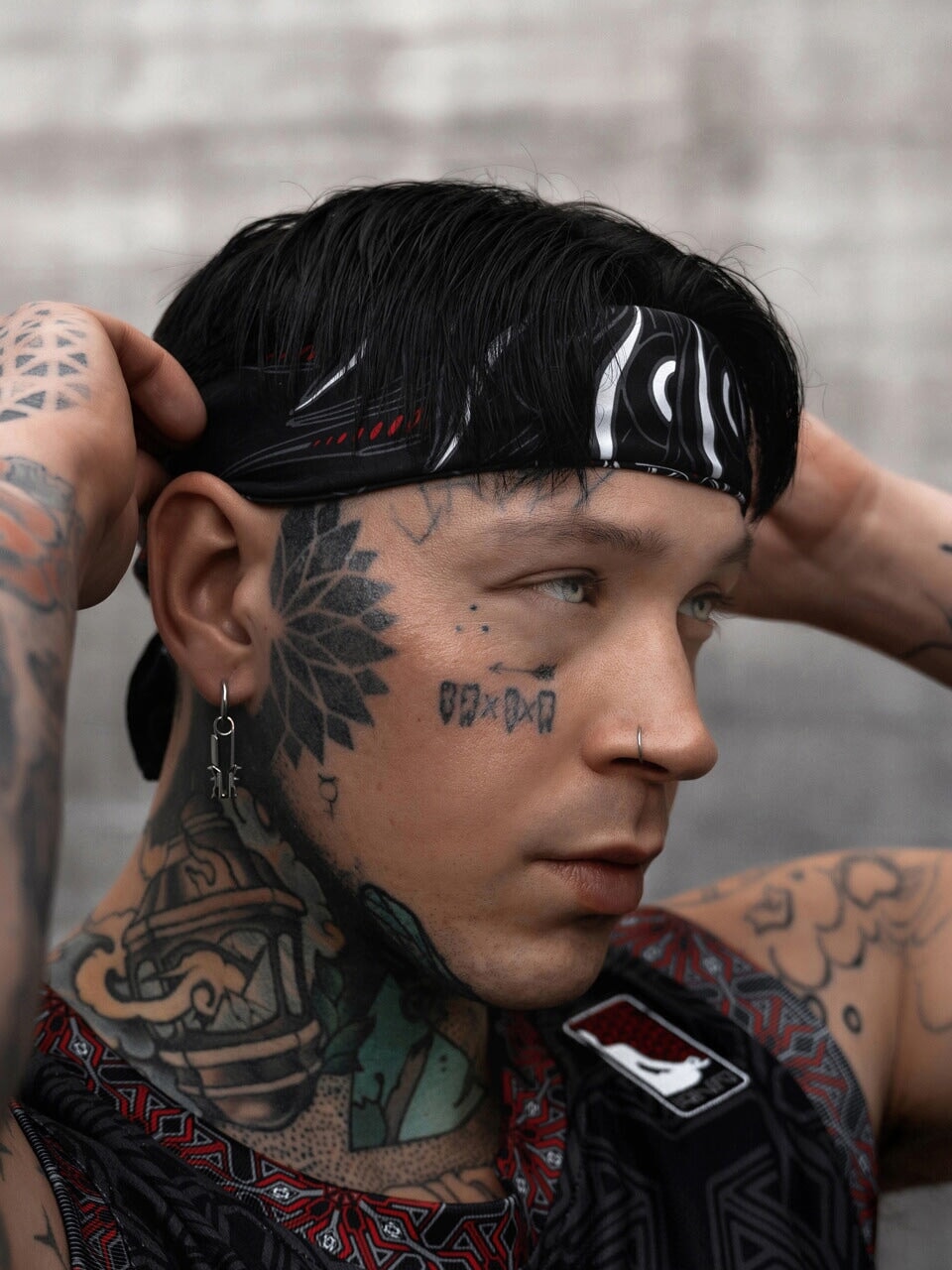 PRE-ORDER ✦ PROTECTED BY INTENT ✦ Crimson Double-sided Bandana Coming Soon