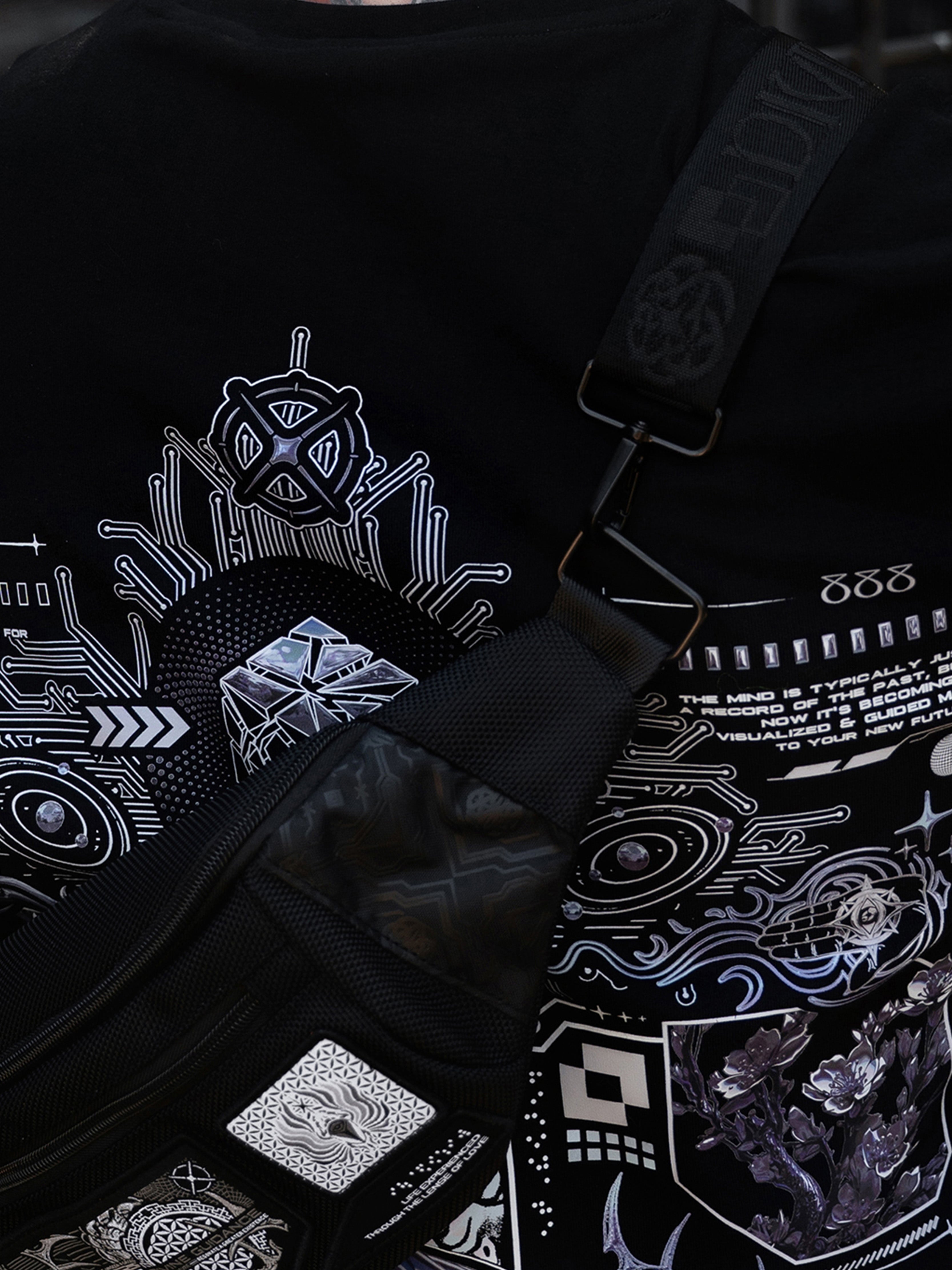 DIVINE GUIDANCE ✦ Fanny Pack / Chest Bag ✦ w/ Interchangeable Strap Fanny Pack