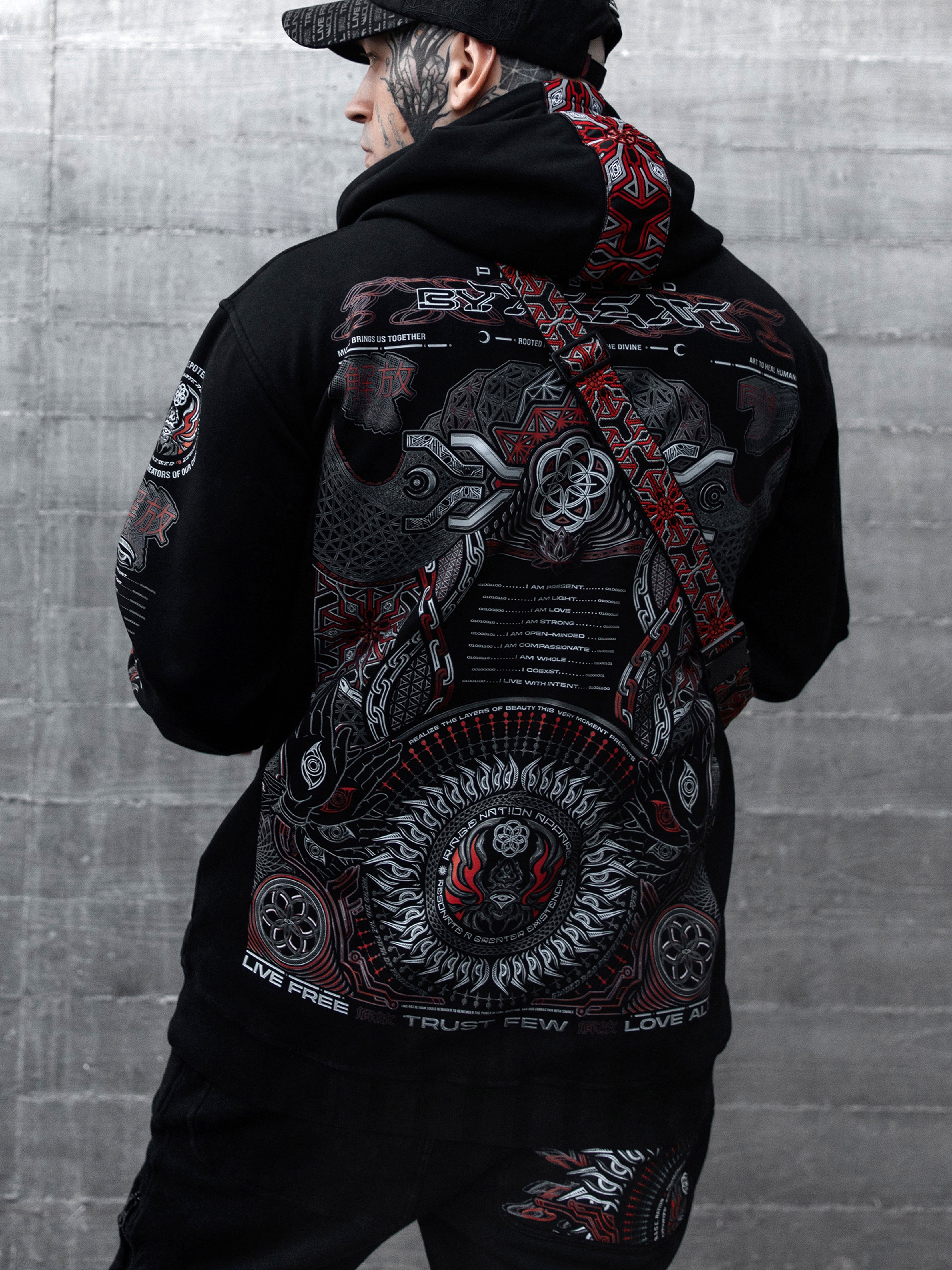 PROTECTED BY INTENT V1 ✦ Luxe Fabric Hoodie Hoodie