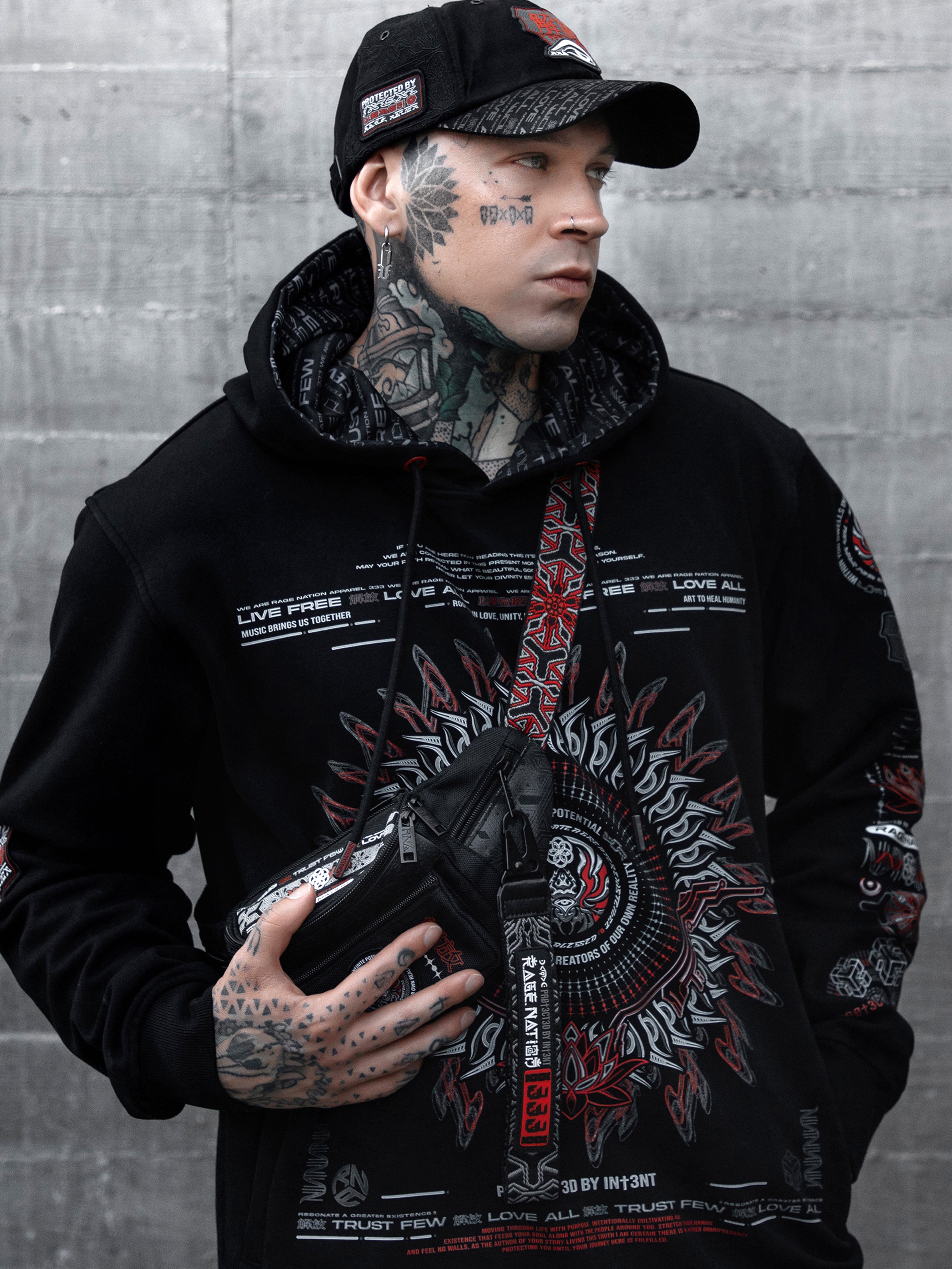 PROTECTED BY INTENT V1 ✦ Luxe Fabric Hoodie Hoodie