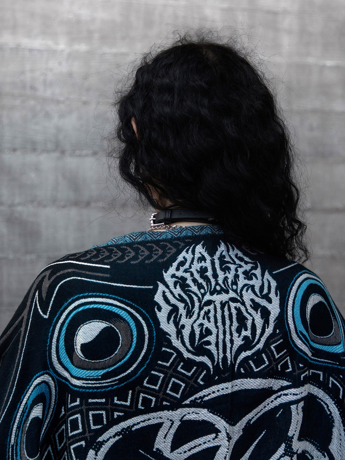 THE RAVE ✦ Electric Blue ✦ Double-Layered Shawl Shawls