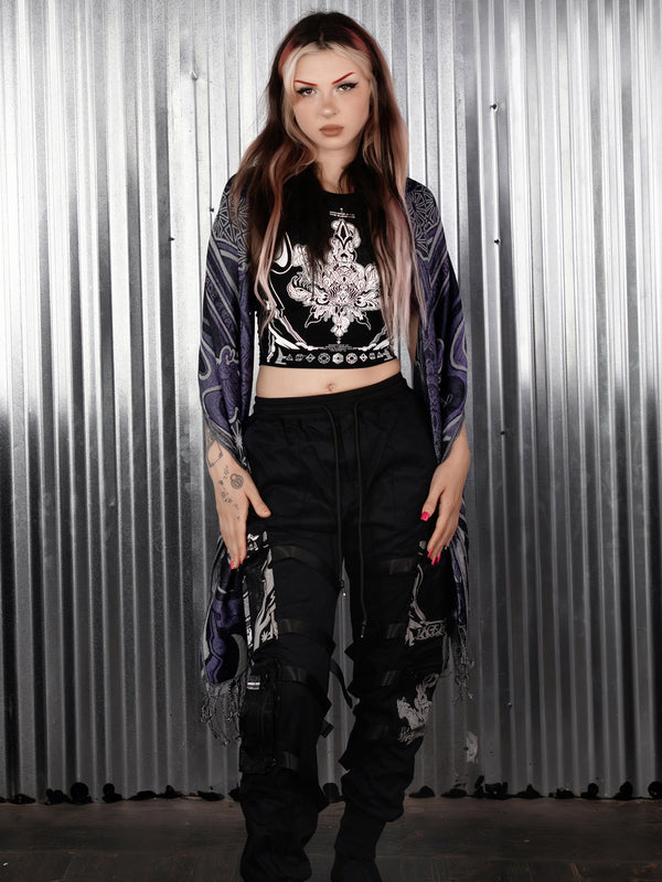 CONVENE WITH THE ELEMENTS ✦ PURPLE HAZE ✦ Festival Shawl Shawls