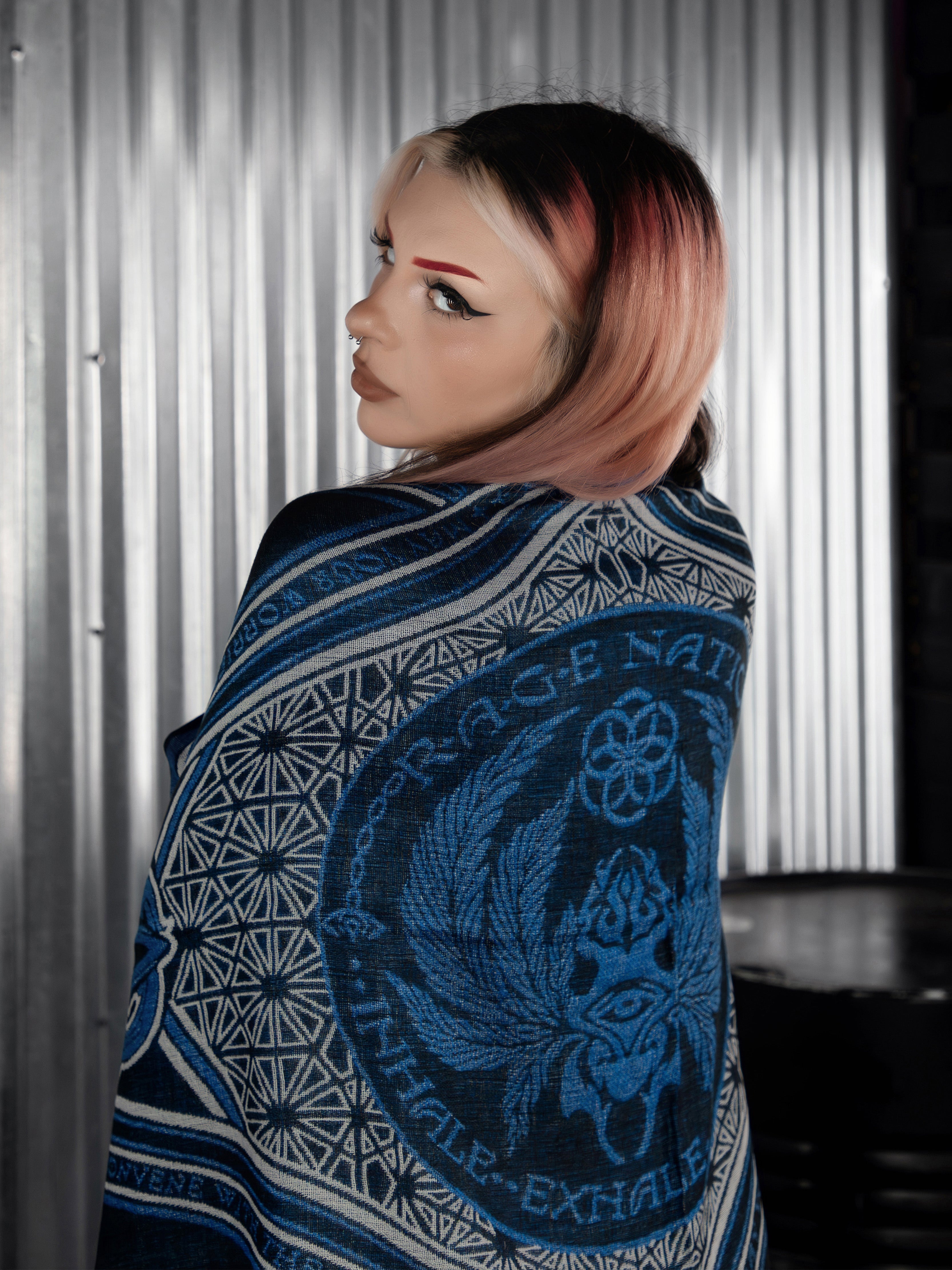 CONVENE WITH THE ELEMENTS ✦ BLUE DREAM ✦ Festival Shawl Shawls