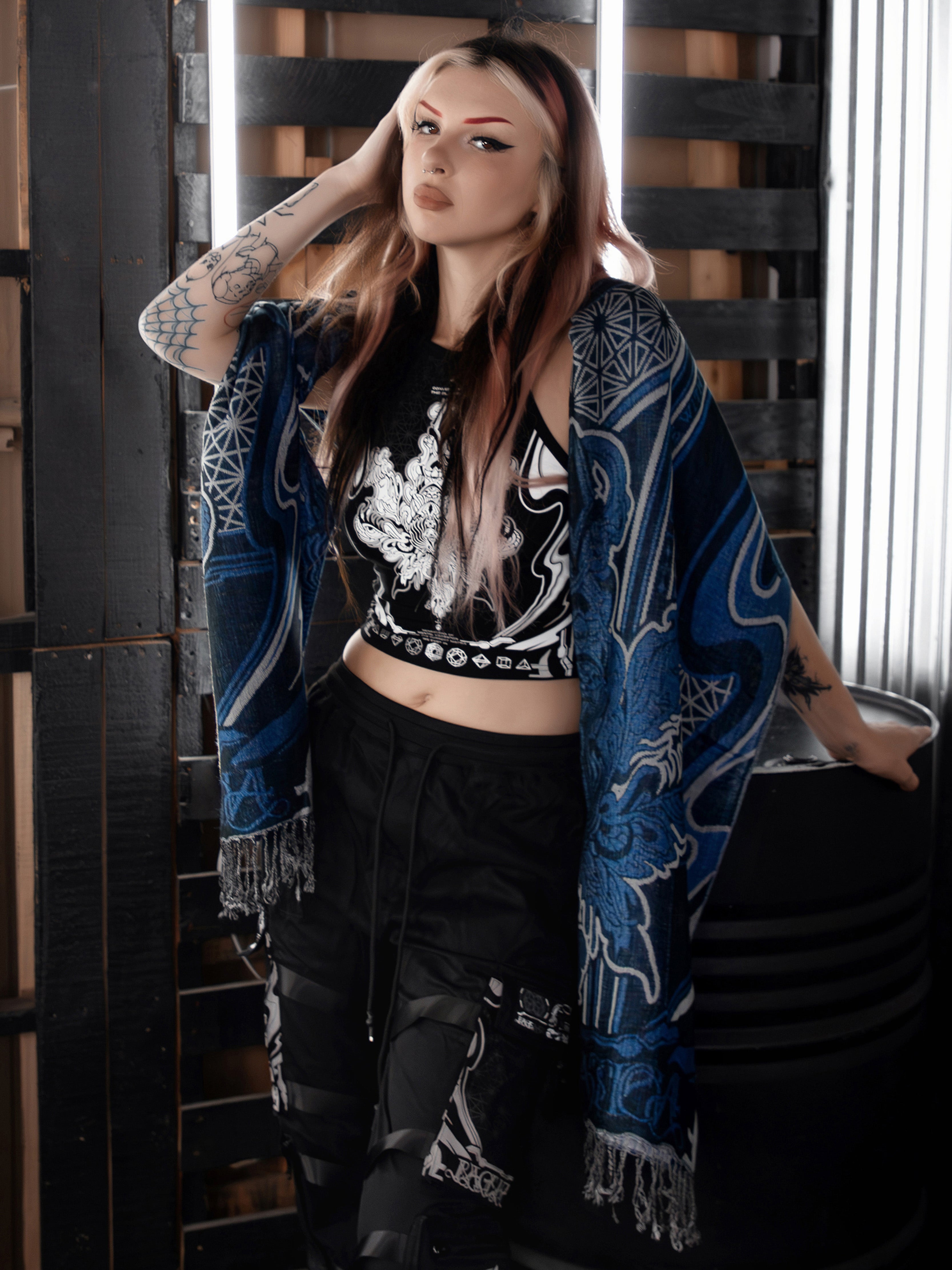 CONVENE WITH THE ELEMENTS ✦ BLUE DREAM ✦ Festival Shawl Shawls