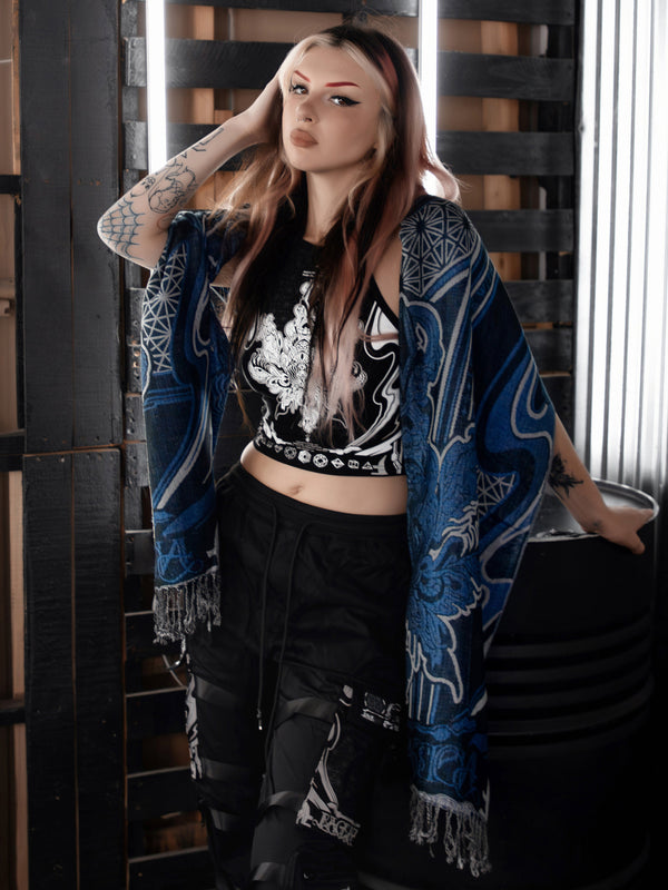 CONVENE WITH THE ELEMENTS ✦ BLUE DREAM ✦ Festival Shawl Shawls