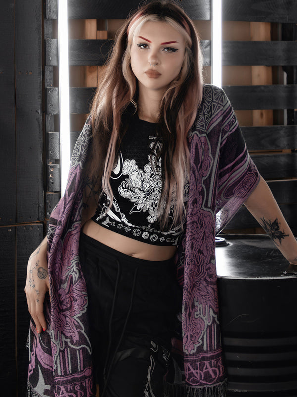 CONVENE WITH THE ELEMENTS ✦ BUBBLEGUM BLISS ✦ Festival Shawl Shawls