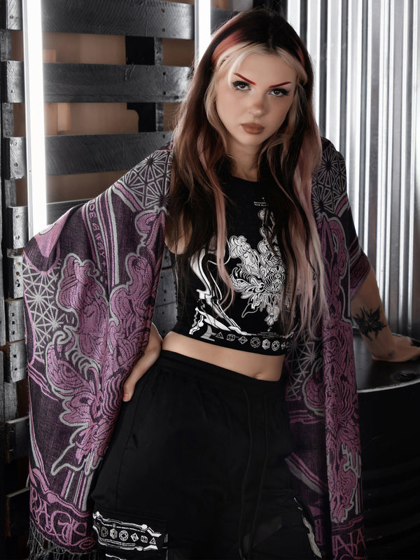 CONVENE WITH THE ELEMENTS ✦ BUBBLEGUM BLISS ✦ Festival Shawl Shawls