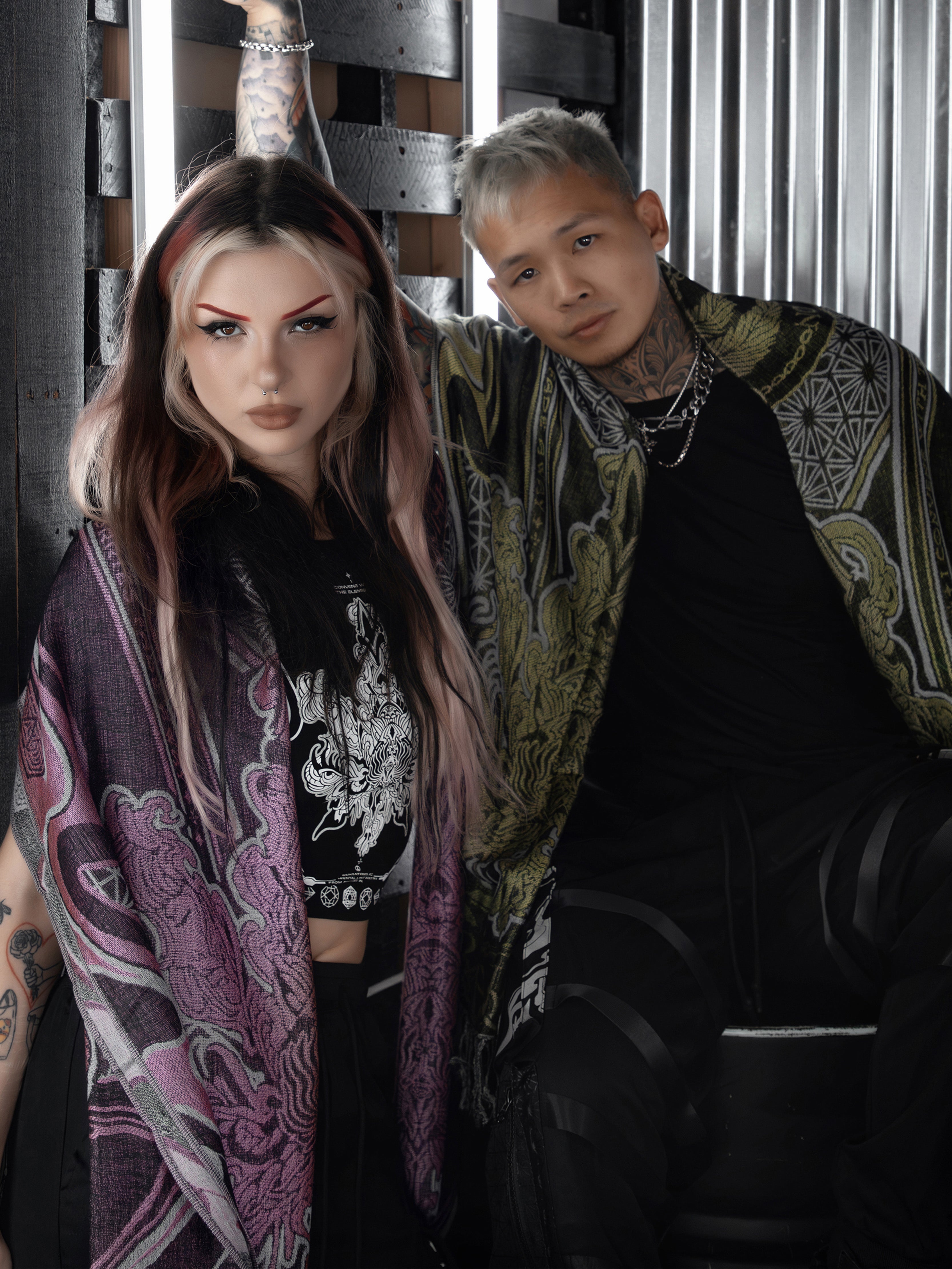 CONVENE WITH THE ELEMENTS ✦ GOLDEN KU$H ✦ Festival Shawl Shawls