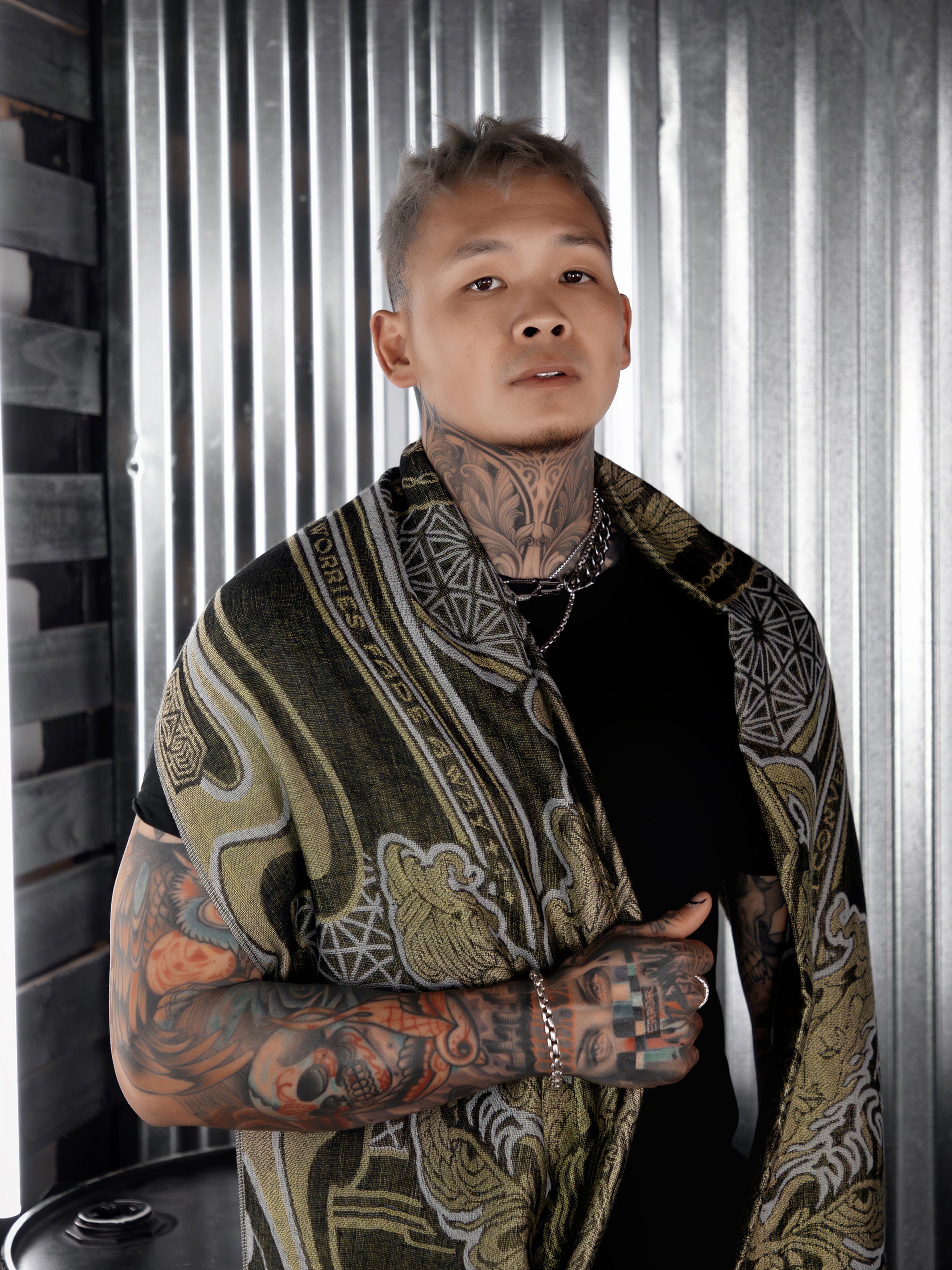 CONVENE WITH THE ELEMENTS ✦ GOLDEN KU$H ✦ Festival Shawl Shawls