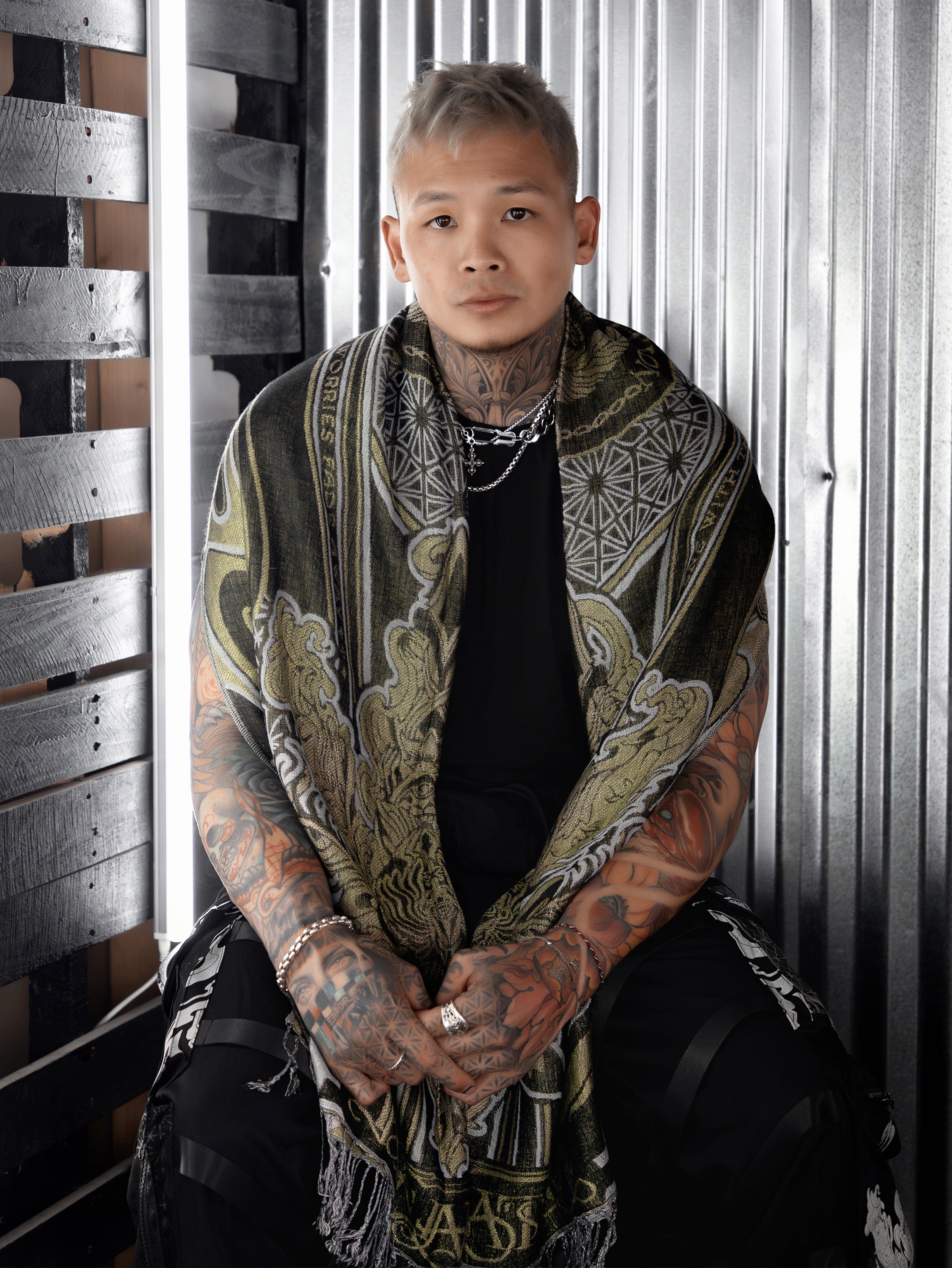 CONVENE WITH THE ELEMENTS ✦ GOLDEN KU$H ✦ Festival Shawl Shawls