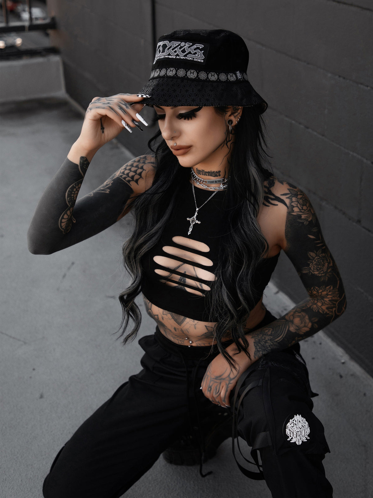 HARMONY HEALS ✦ Reversible Bucket Hat w/ Hidden Pocket Bucket Hat