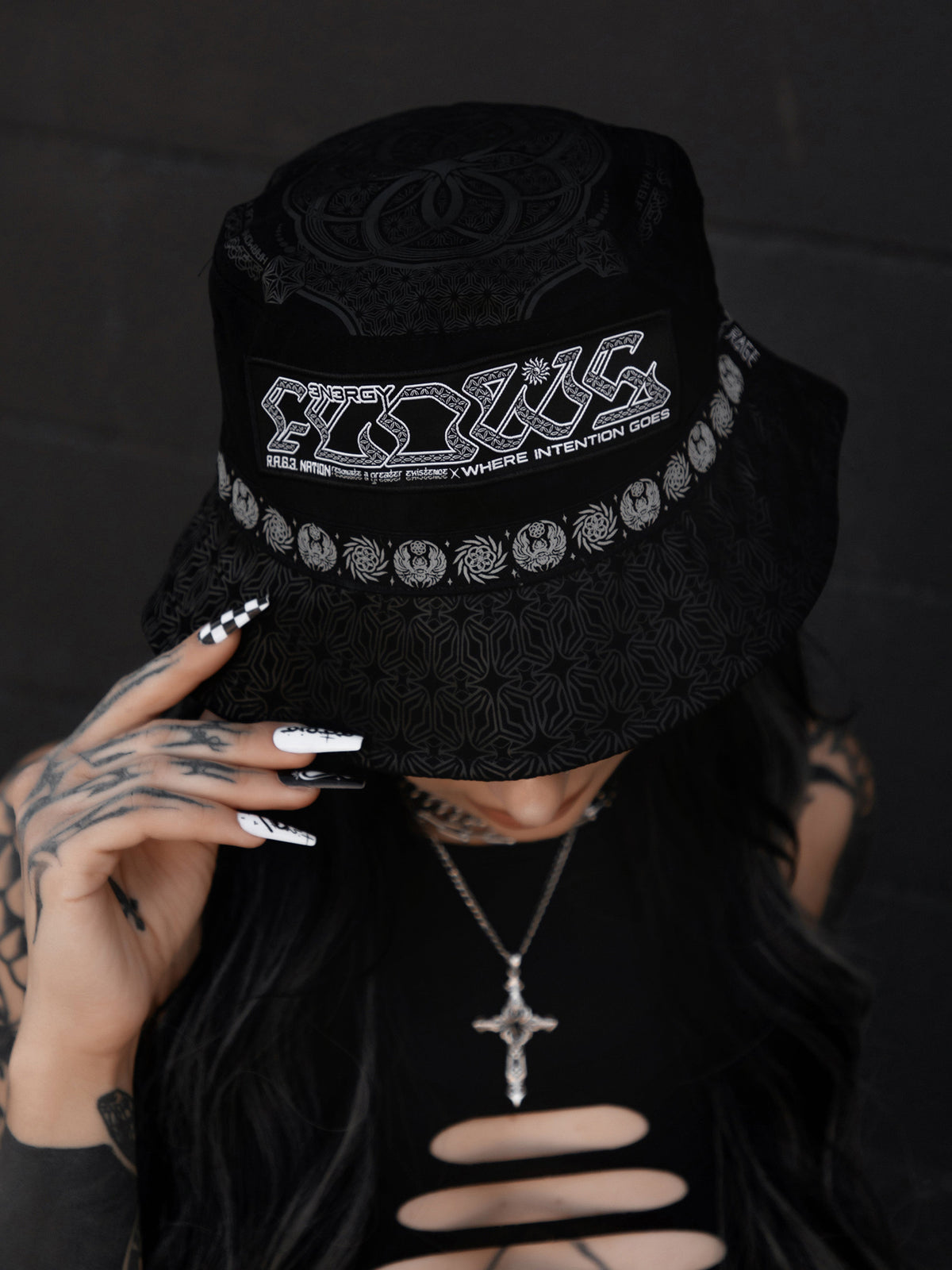HARMONY HEALS ✦ Reversible Bucket Hat w/ Hidden Pocket Bucket Hat