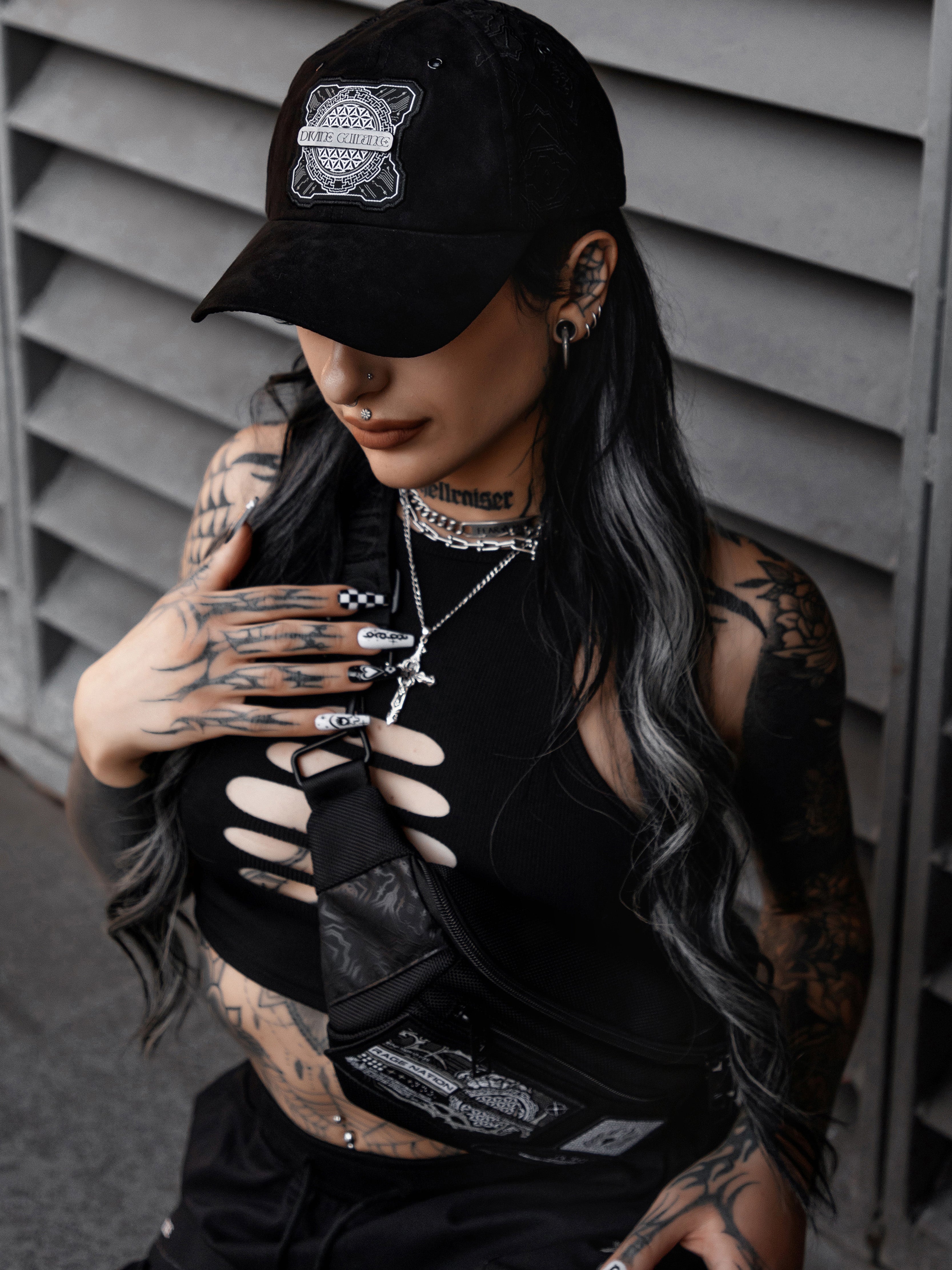 DIVINE GUIDANCE ✦ Fanny Pack / Chest Bag ✦ w/ Interchangeable Strap Fanny Pack