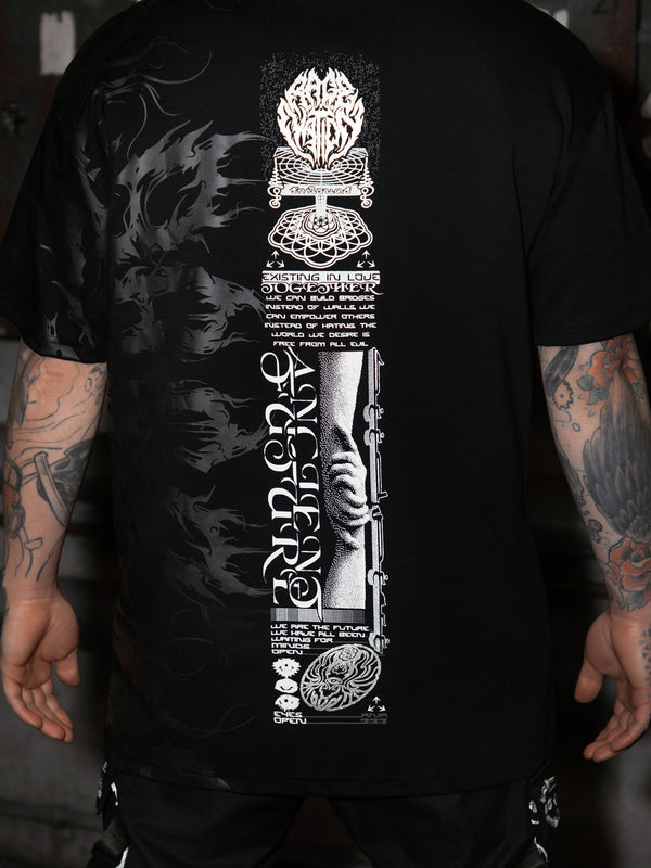 ANCIENT FUTURE V1 ✦ Reflective/Holographic Foil ✦ Premium T-Shirt T-Shirt