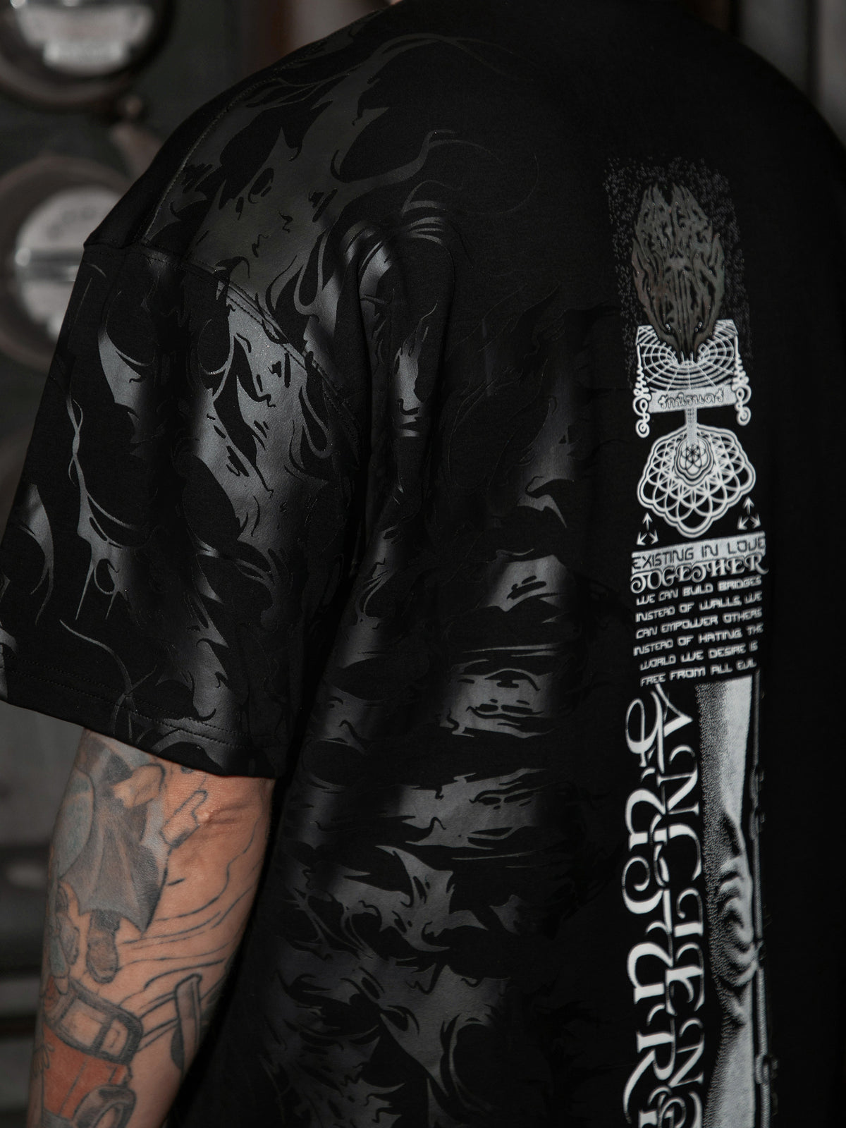 ANCIENT FUTURE V1 ✦ Reflective/Holographic Foil ✦ Premium T-Shirt T-Shirt