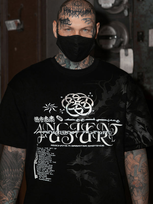 ANCIENT FUTURE V1 ✦ Reflective/Holographic Foil ✦ Premium T-Shirt T-Shirt