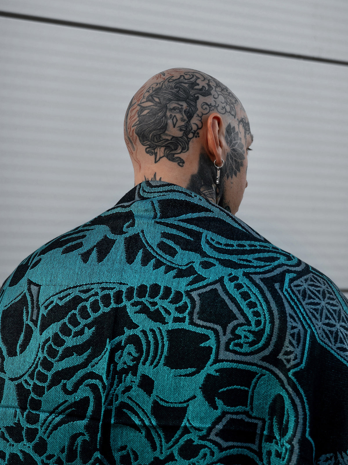 REMOVER OF OBSTACLES ✦ CYAN ✦ Festival Shawl Shawls