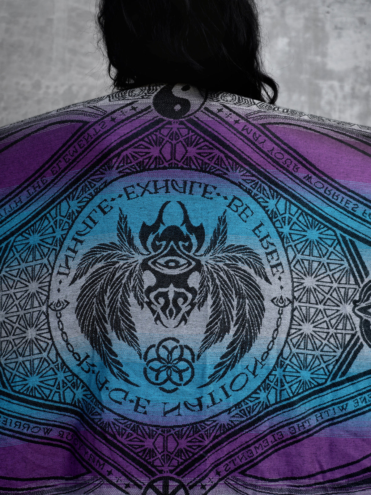 RESTOCKED ✦ CONVENE WITH THE ELEMENTS ✦ Amethyst Gradient ✦ Festival Shawl Shawls