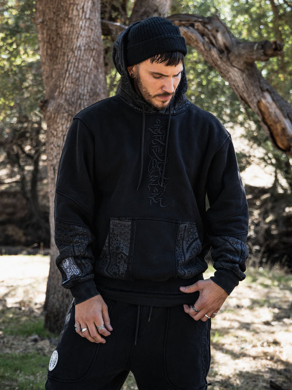 GEOMETRY OF BEING ✦ Premium Stonewash Hoodie Hoodie