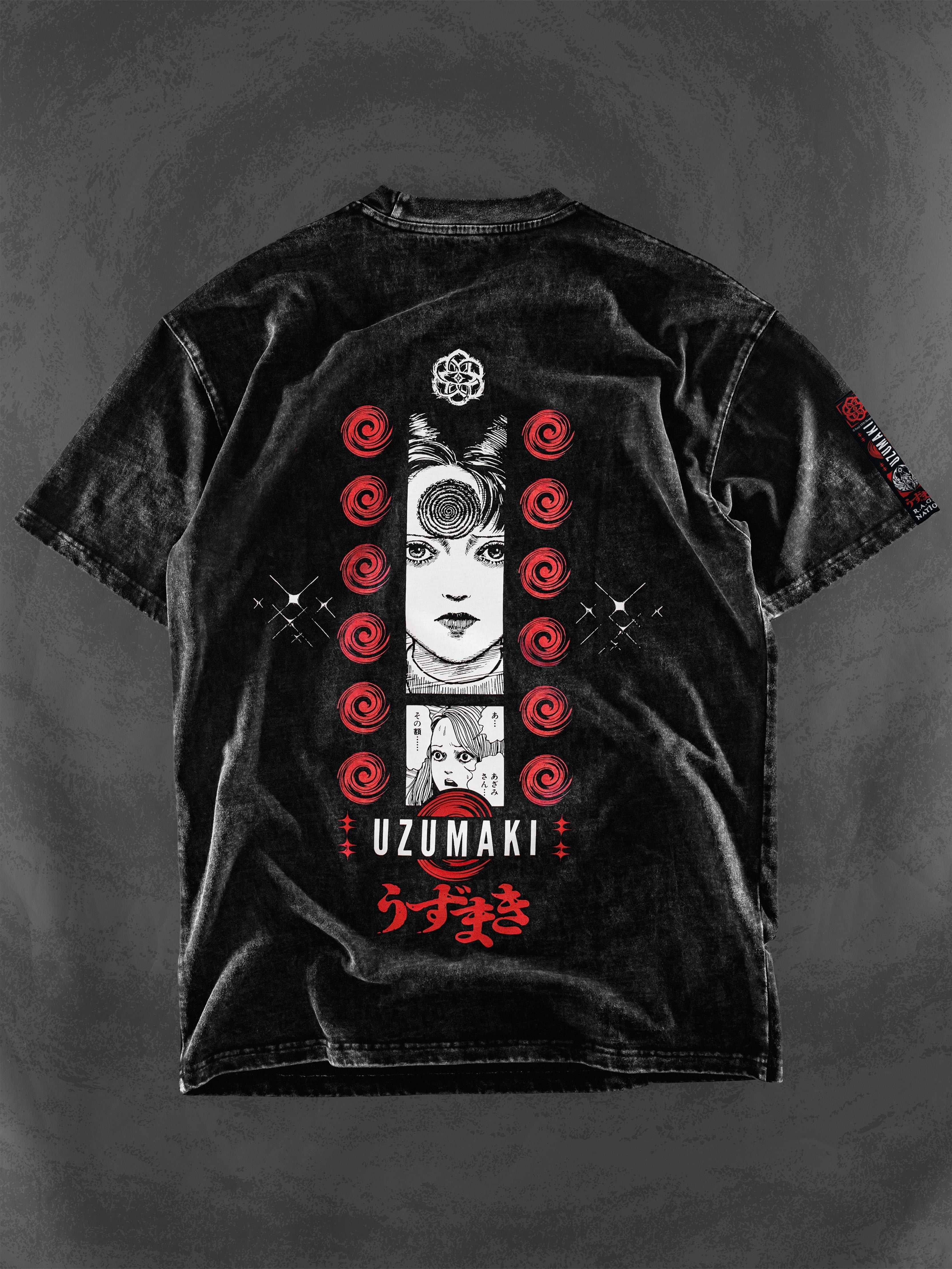 OFFICIAL UZUMAKI ✦ AZAMI’S CURSE ✦ Acidwash Collectible Tee T-Shirt