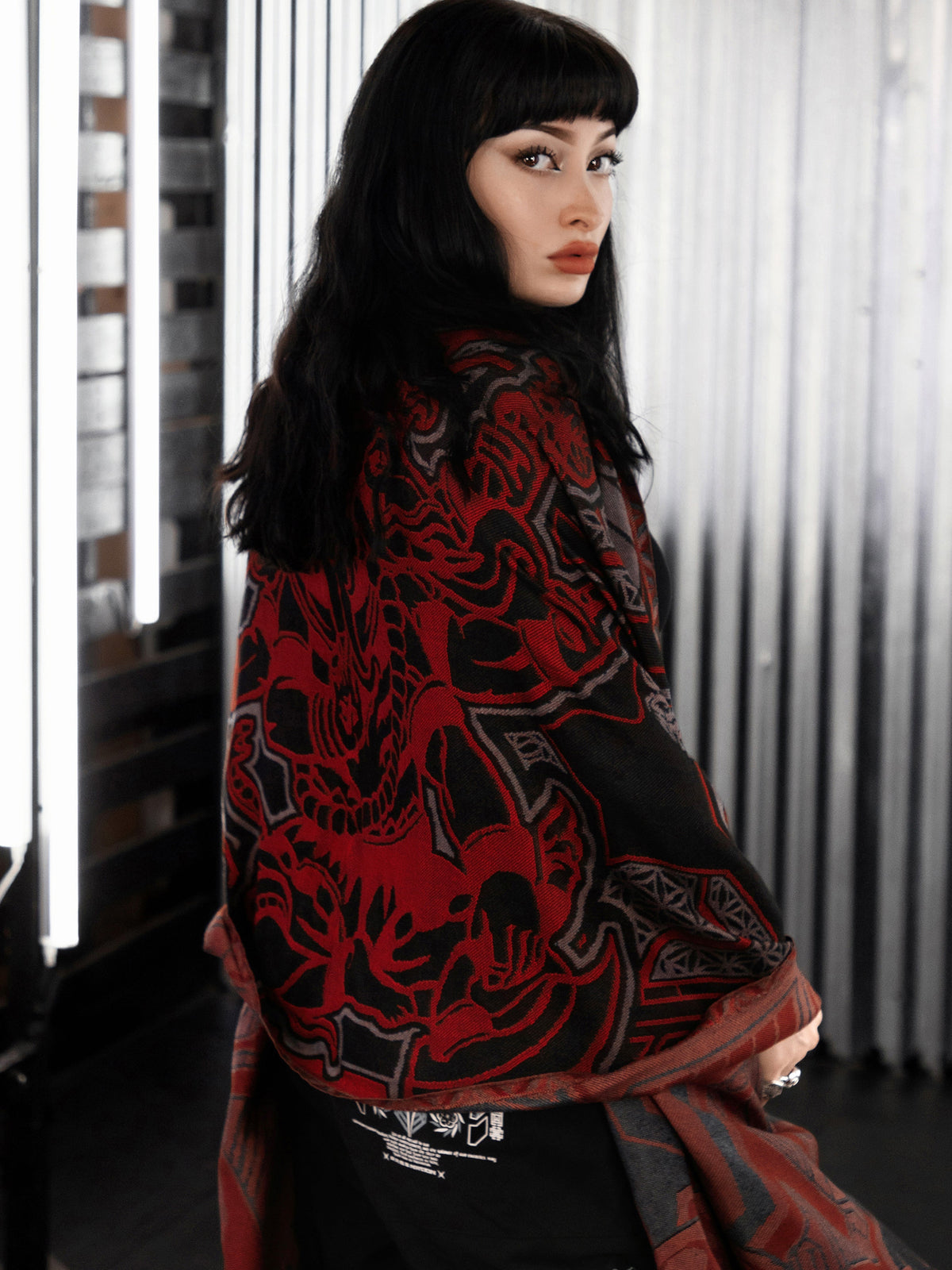 REMOVER OF OBSTACLES ✦ TEMPLE RED ✦ Festival Shawl Shawls