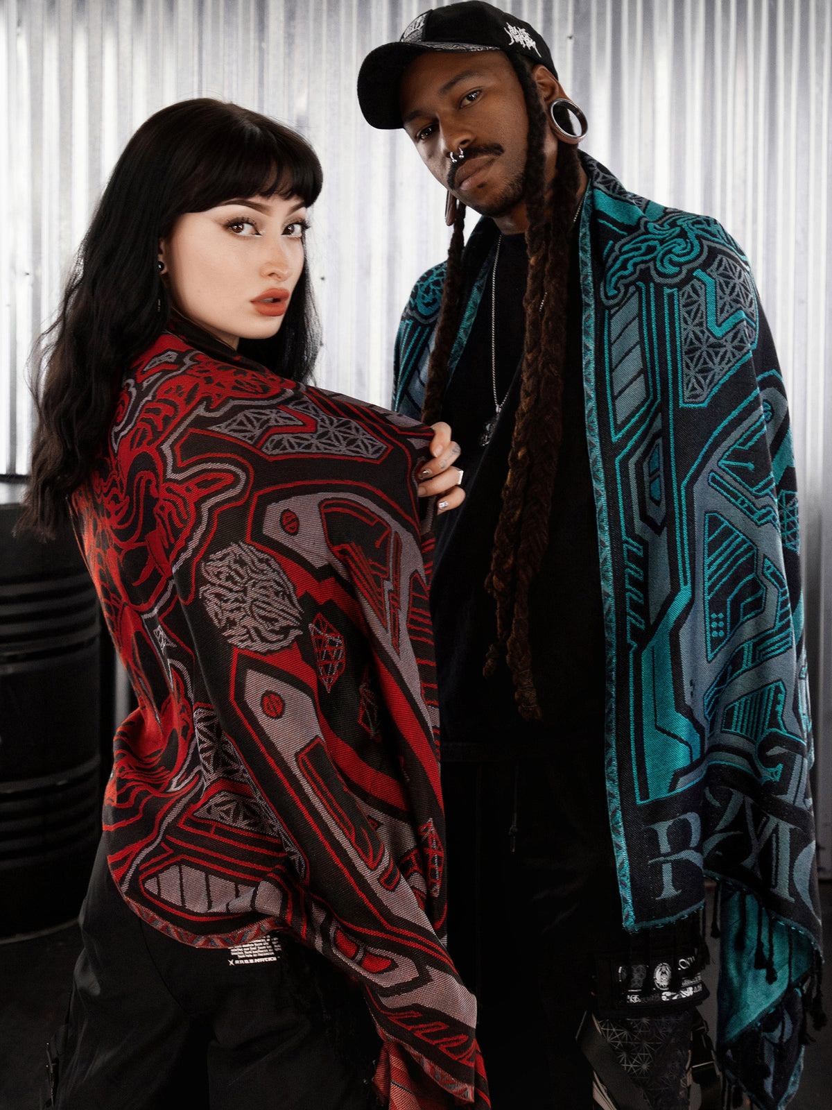 REMOVER OF OBSTACLES ✦ TEMPLE RED ✦ Festival Shawl Shawls