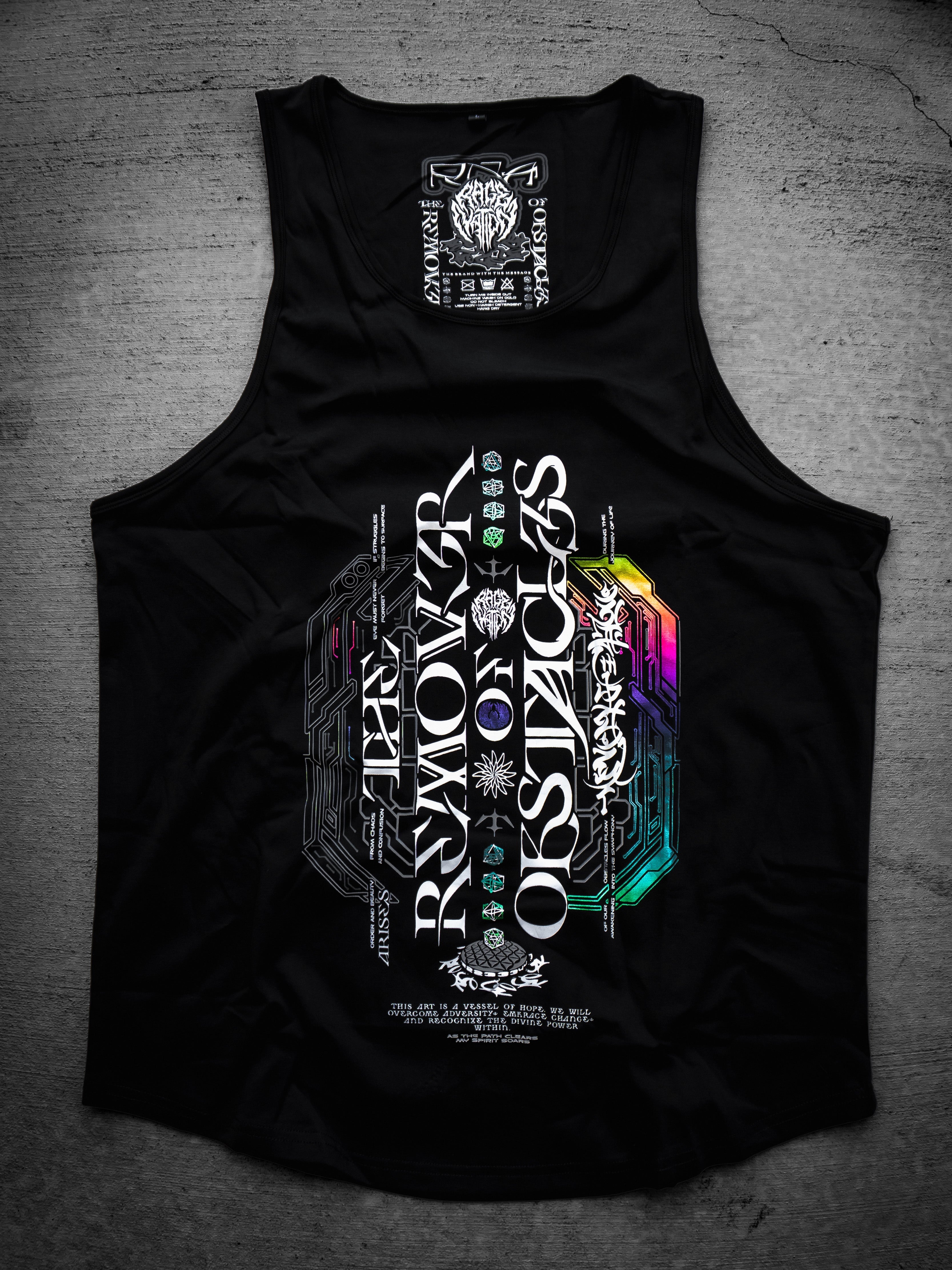 REMOVER OF OBSTACLES ✦ SPECTRUM FOIL ✦ Premium Tank Top Tank Top