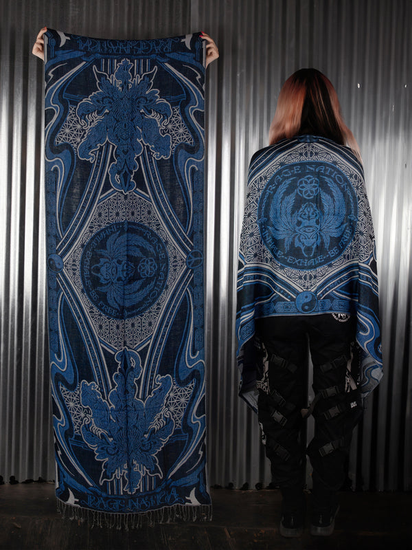 CONVENE WITH THE ELEMENTS ✦ BLUE DREAM ✦ Festival Shawl Shawls