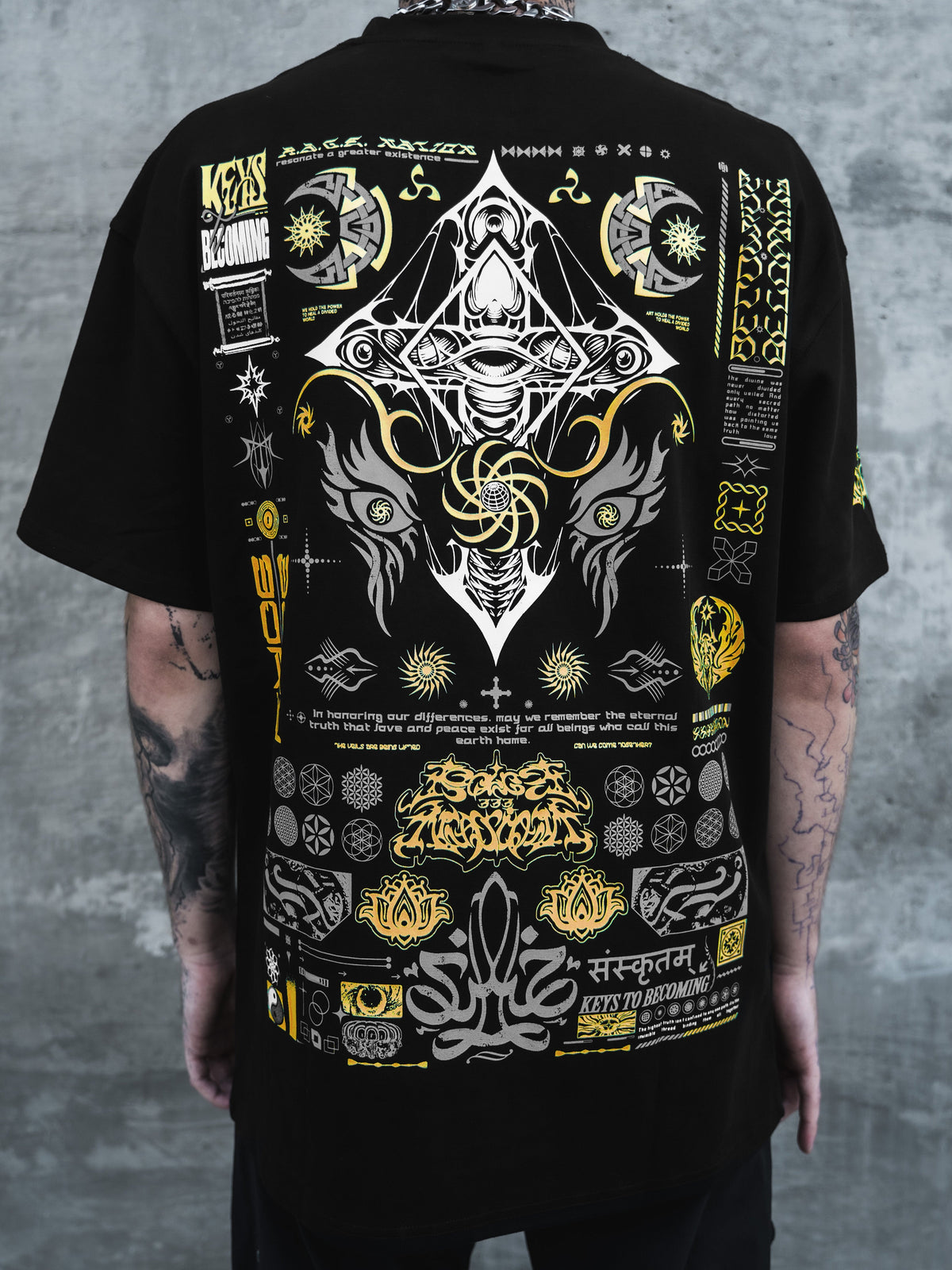KEYS TO BECOMING ✦ Gold Foil + Reflective Ink ✦ Premium T-shirt T-Shirt