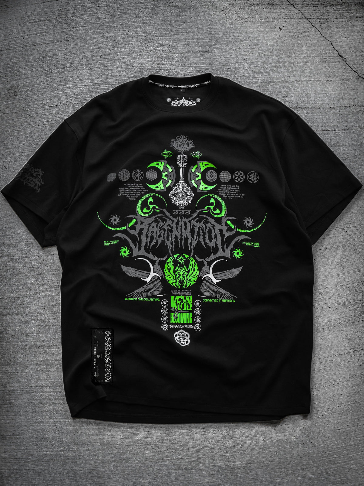 PRE-ORDER ✦ KEYS TO BECOMING ✦ Glow + Reflective Ink ✦ Premium T-shirt T-Shirt