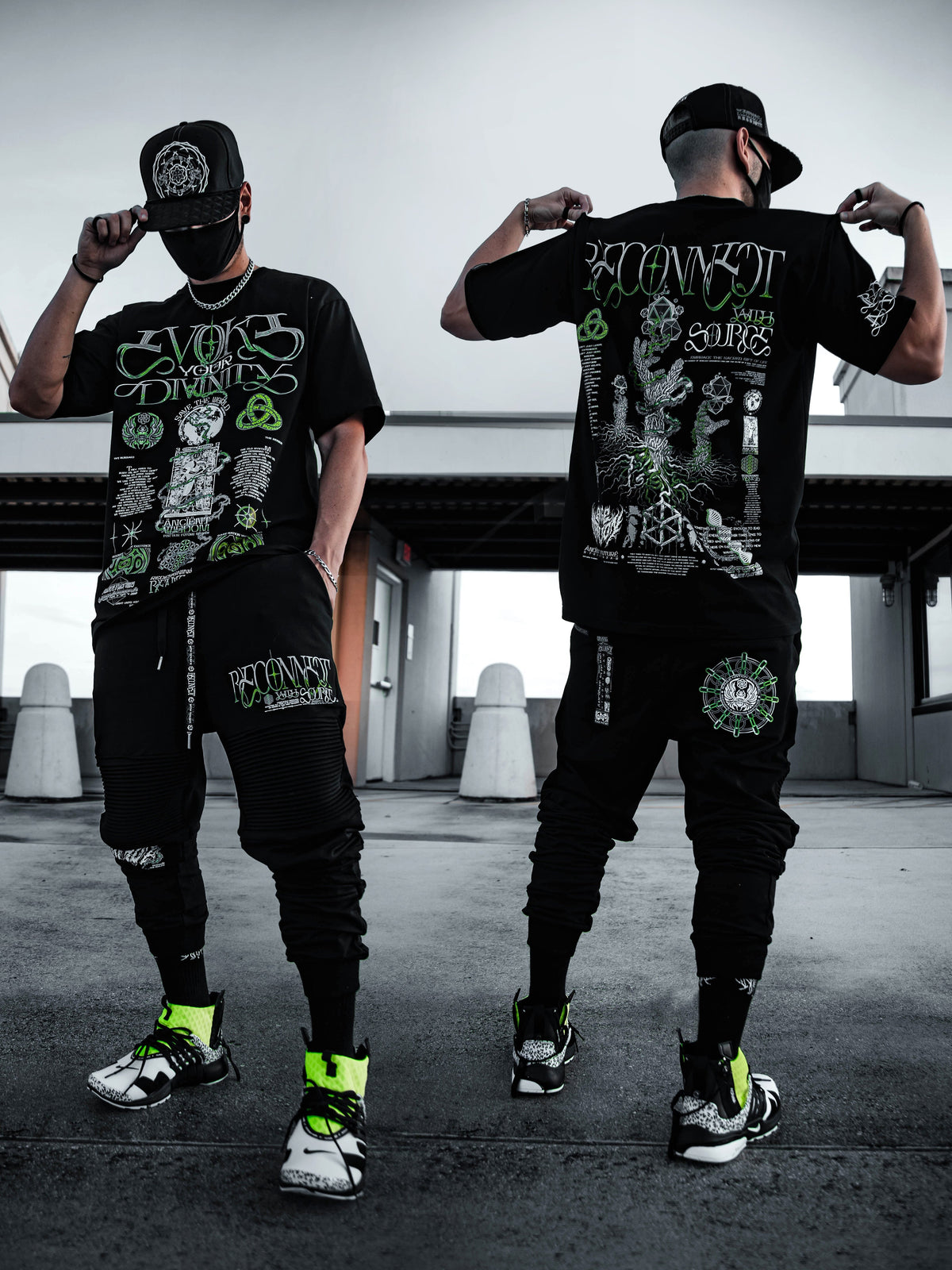 RECONNECT w/ SOURCE V2 ✦ NEON • Premium T-Shirt T-Shirt