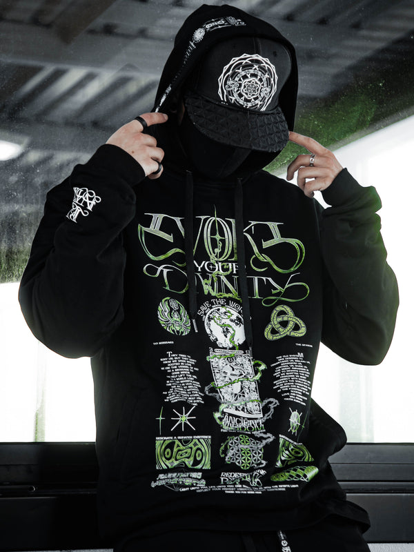 RECONNECT w/ SOURCE V2 ✦ Heavyweight Hoodie w/ hidden pocket Hoodie