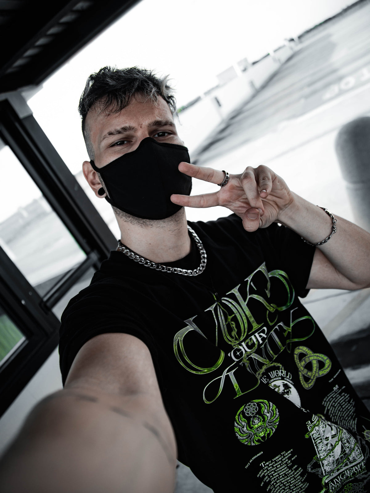 RECONNECT w/ SOURCE V2 ✦ NEON • Premium T-Shirt T-Shirt