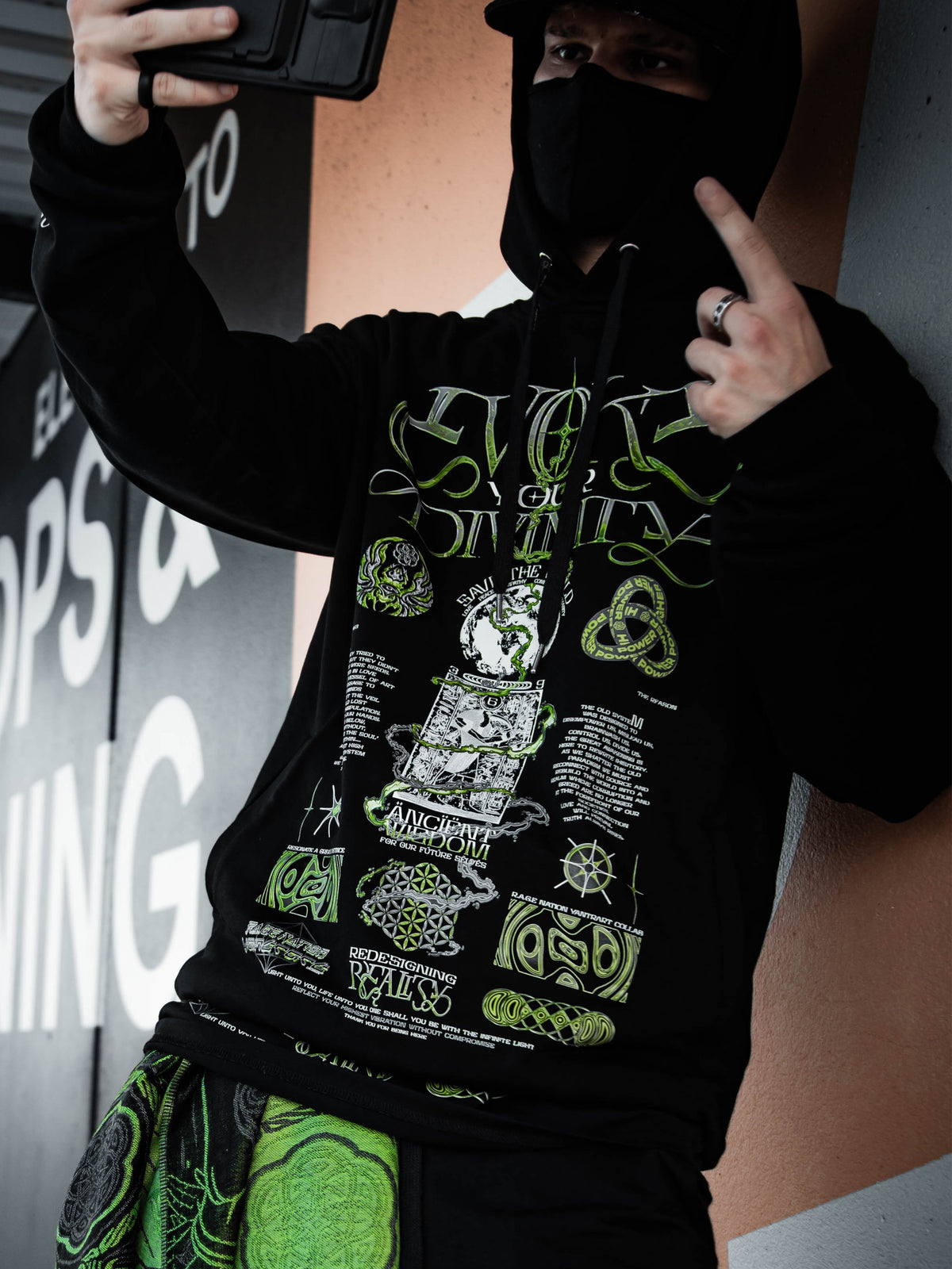 RECONNECT w/ SOURCE V2 ✦ Heavyweight Hoodie w/ hidden pocket Hoodie