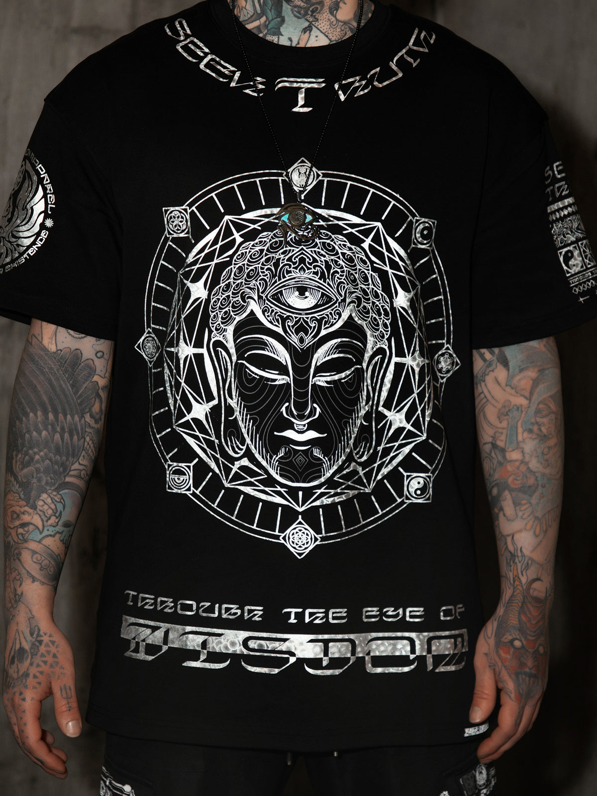 SEEK TRUTH ✦ ANNIVERSARY DROP ✦ SPHERICAL HOLOGRAPHIC FOIL ✦ Premium T-Shirt T-Shirt